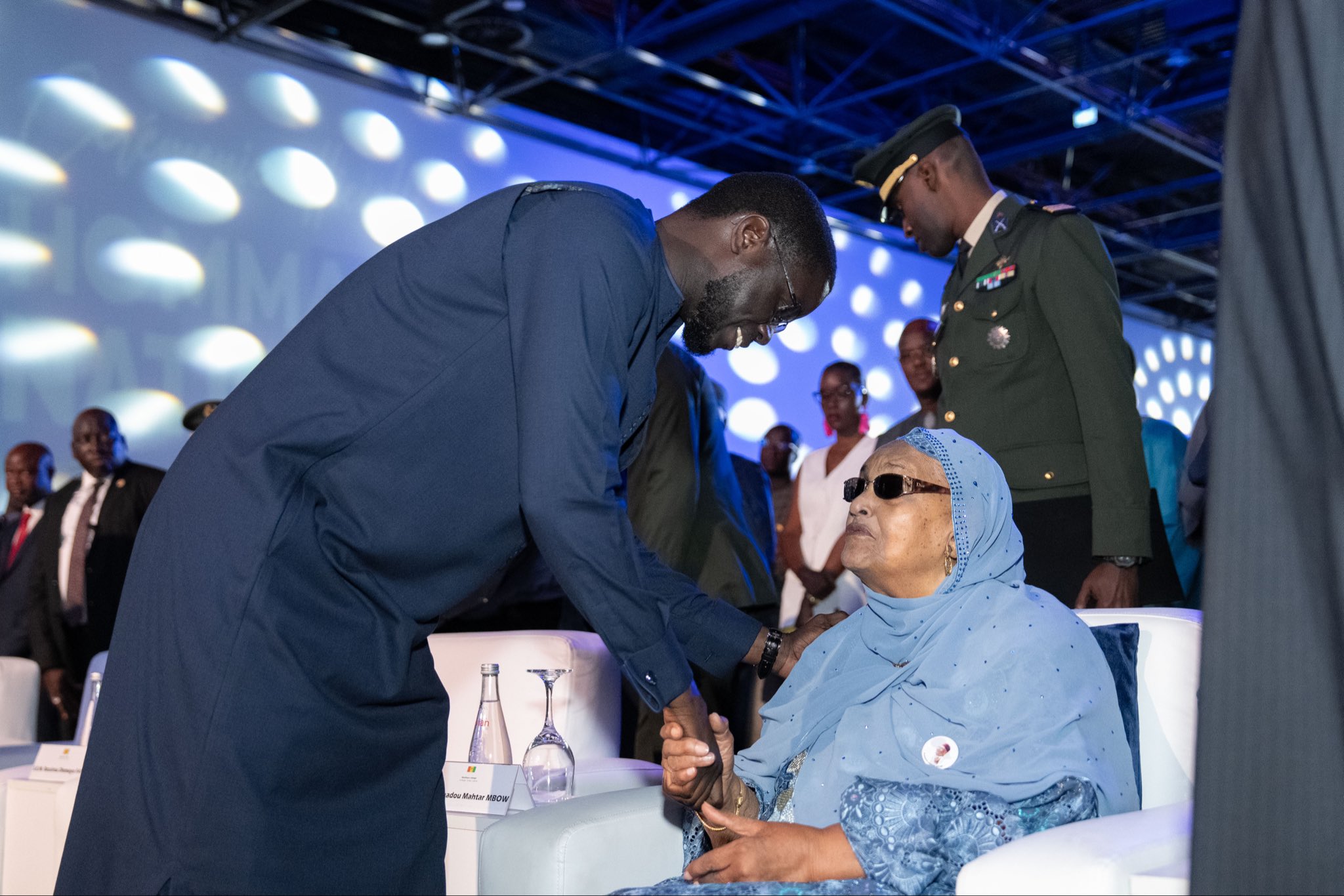Cérémonie d’hommage à Amadou Makhtar Mbow : " Le nom d’Amadou Makhtar Mbow est élevé au rang des Immortels" ( PR Bassirou Diomaye Faye)