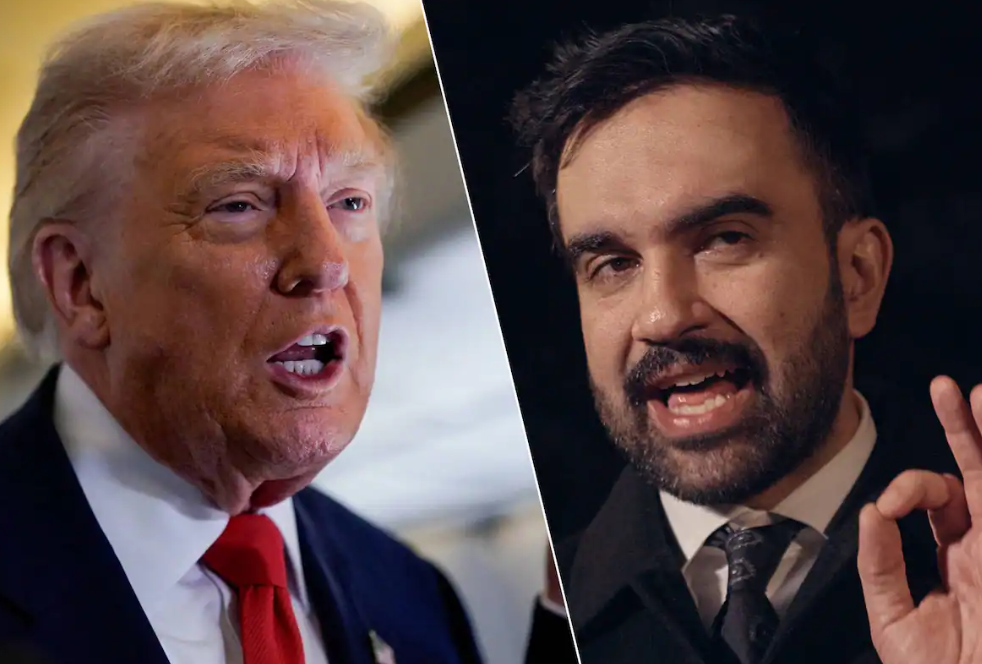 Trump menace de limiter le financement de New York si Zohran Mamdani devient maire