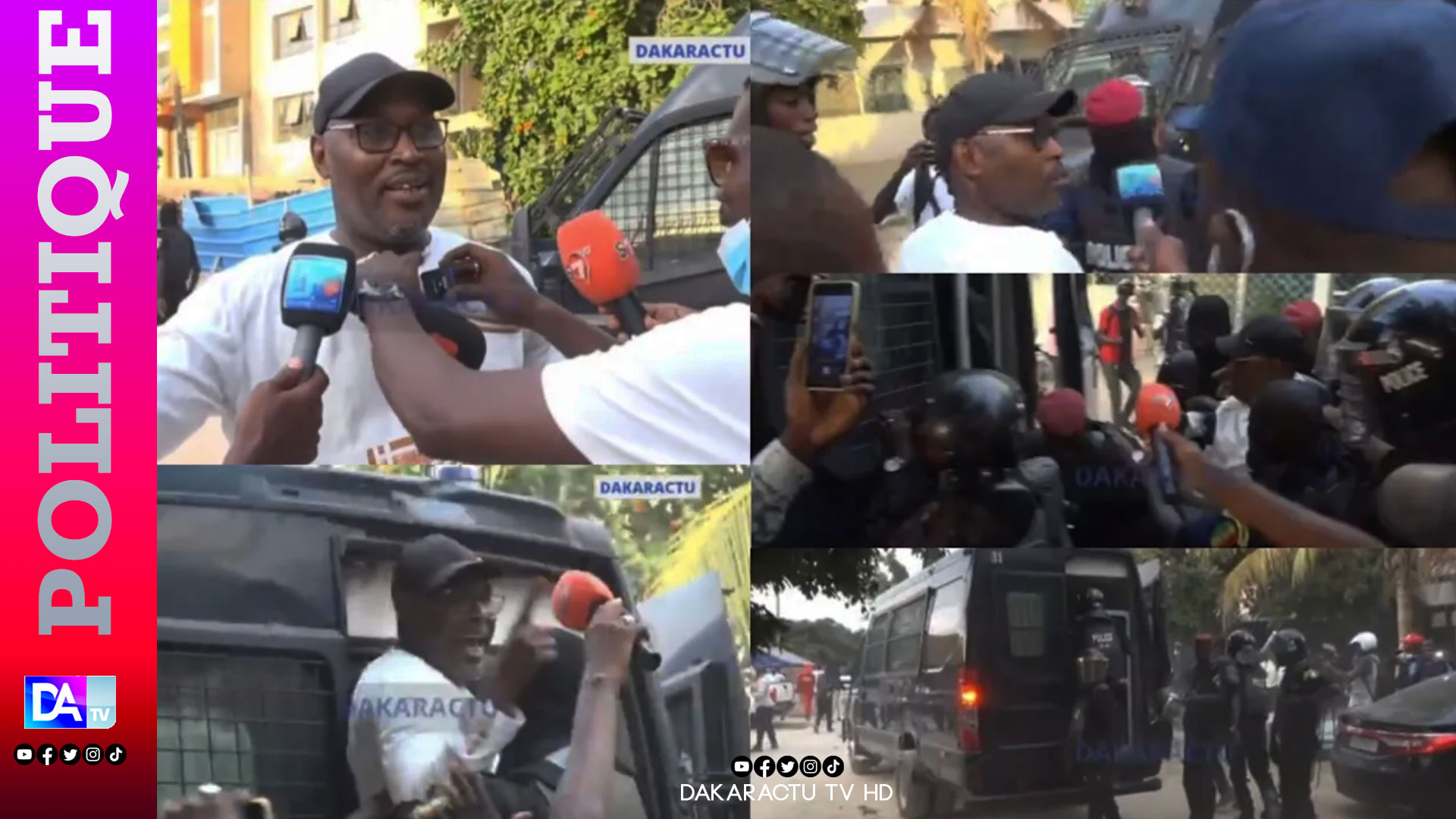 Tensions à Sacré-Cœur : Arrestation musclée d'Adama Fall lors du ...