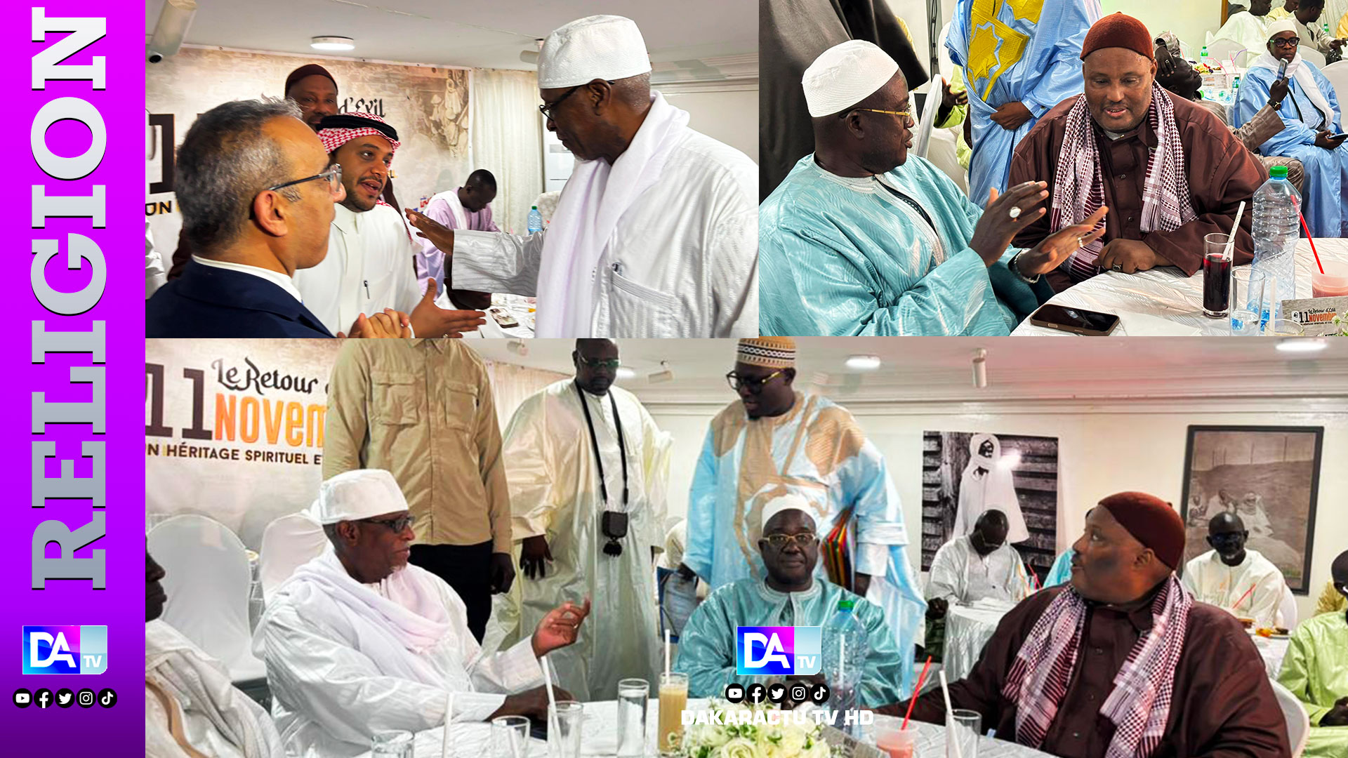 Religion: célébration de la 123e édition du retour d'Exil de Cheikh Ahmadou Bamba( retour en images).