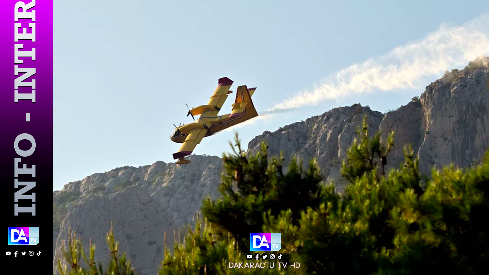 Un avion turc de lutte contre les incendies s'écrase en Croatie, le pilote tué