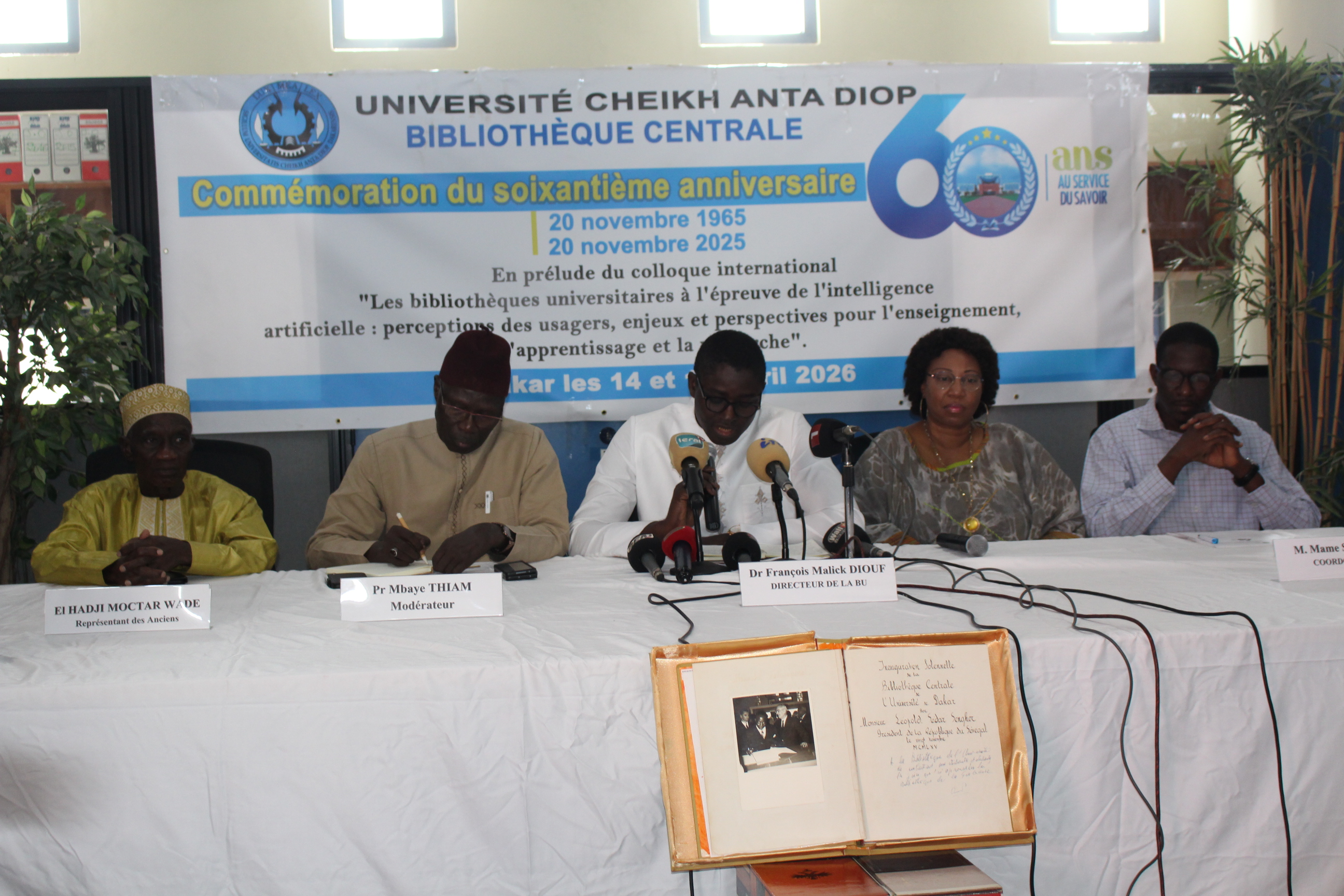 Lancement officiel des activités du 60ème anniversaire de la BU : La direction dévoile ses ambitions pour une bibliothéque modernisée