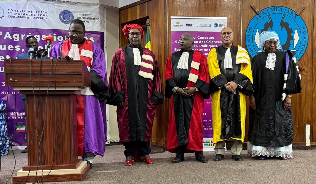 22ème concours d’agrégation du CAMES : 86 lauréats ont été élevés au grade de maître de conférences agrégé en SJPEG du CAMES