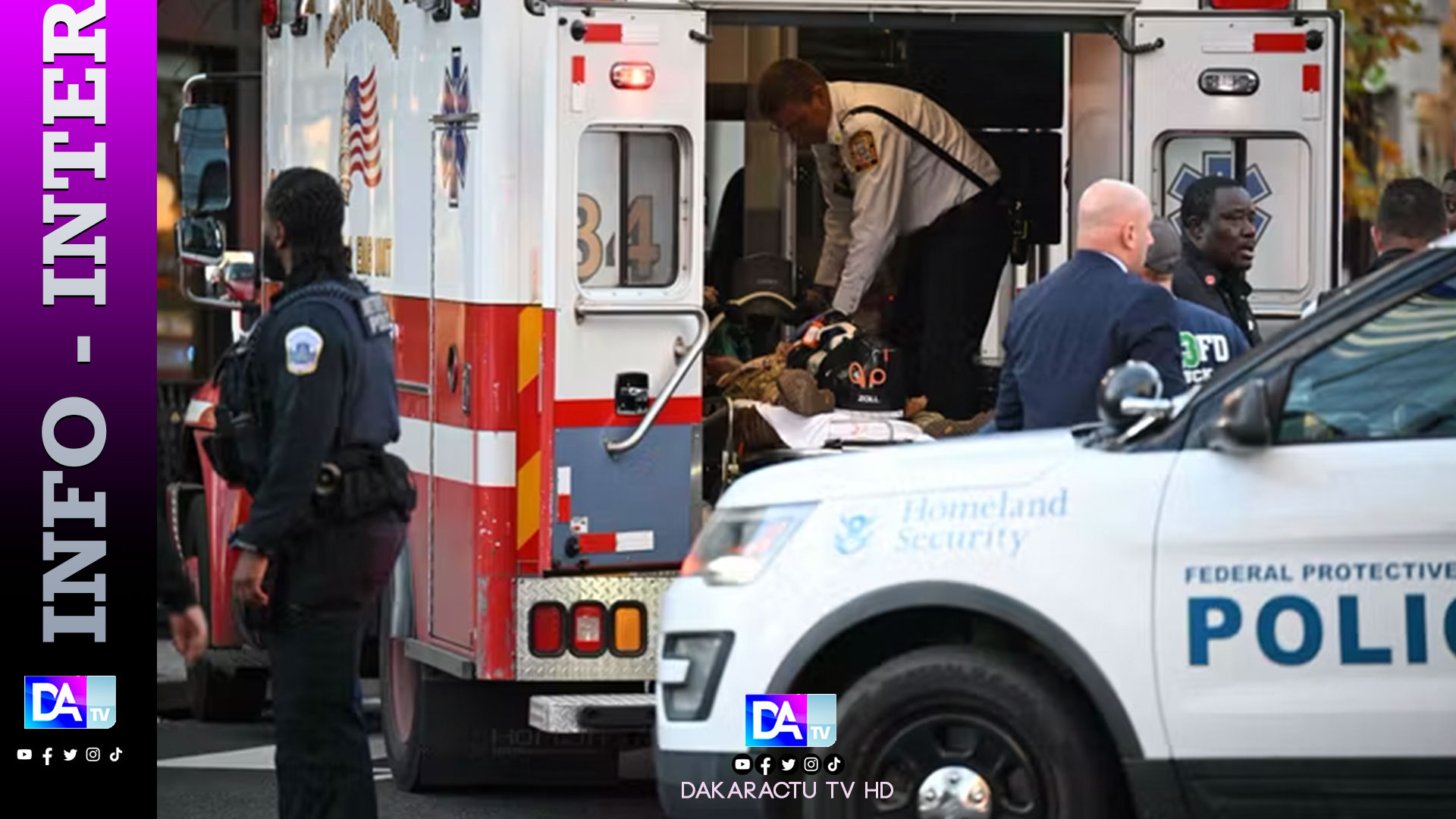 Tirs près de la Maison Blanche: les deux gardes nationaux sont morts (gouverneur de leur Etat)