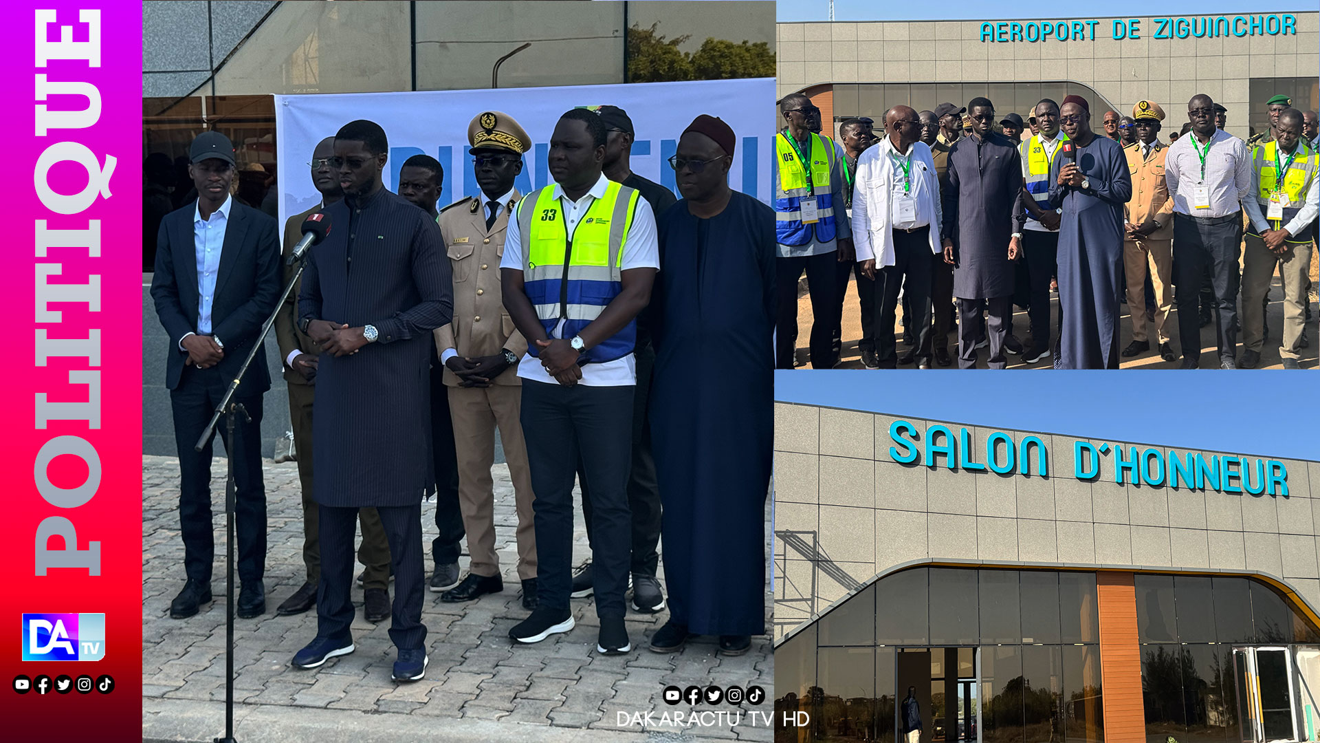 Qualité des travaux de l’aéroport de Ziguinchor : Le Président Diomaye exhorte les entreprises à maintenir le cap de l’excellence