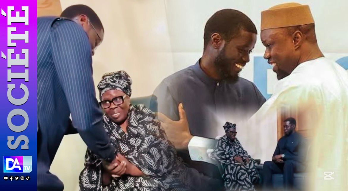 Ziguinchor : Le Président Diomaye  Faye a rendu visite à la mère d’Ousmane Sonko