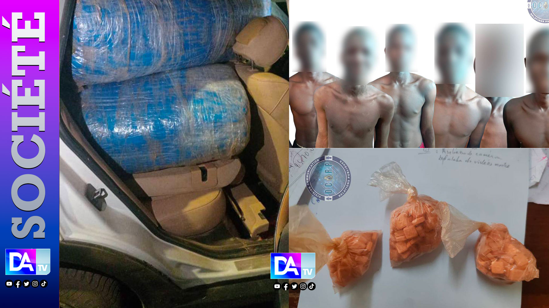 Offensive antidrogue : plus de 150 kg de chanvre indien saisis à Yenne et un réseau démantelé à Tivaouane Peulh