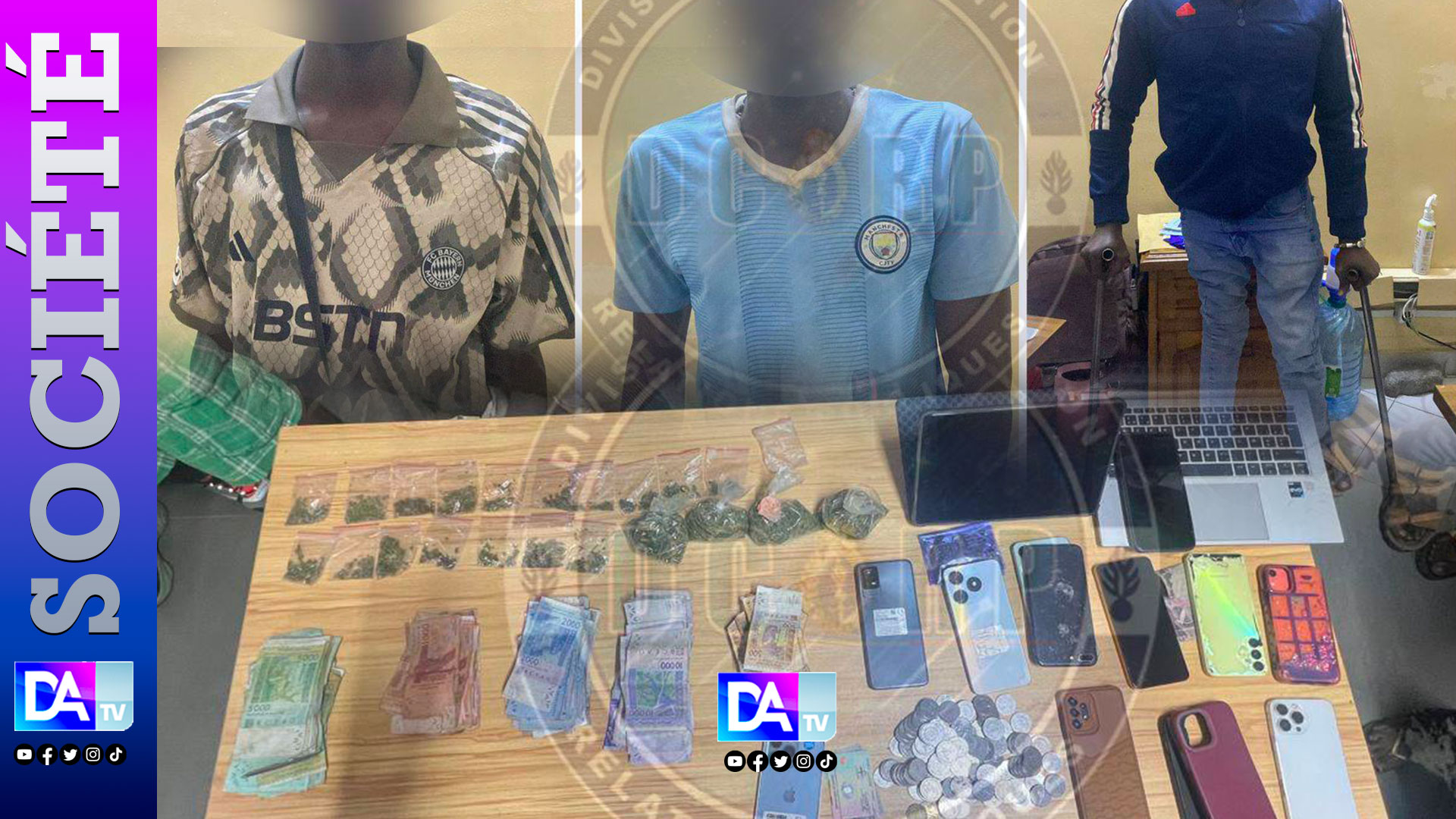 Lutte contre la délinquance à Dakar : deux réseaux criminels démantelés à Keur Massar et en centre-ville