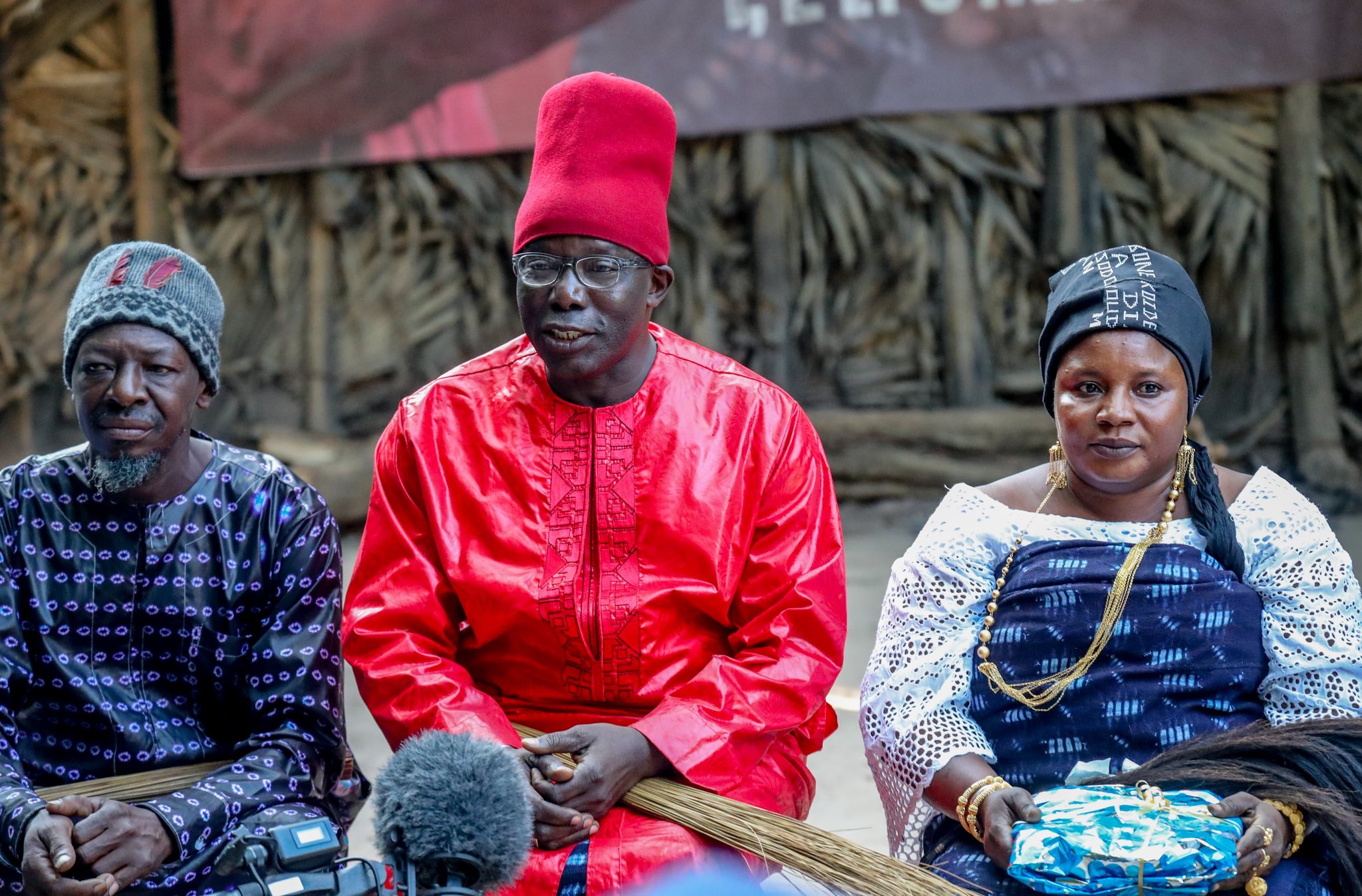 Casamance : visite de courtoisie du président Bassirou Diomaye Faye au roi de Calobone, Koudiossobo Diatta