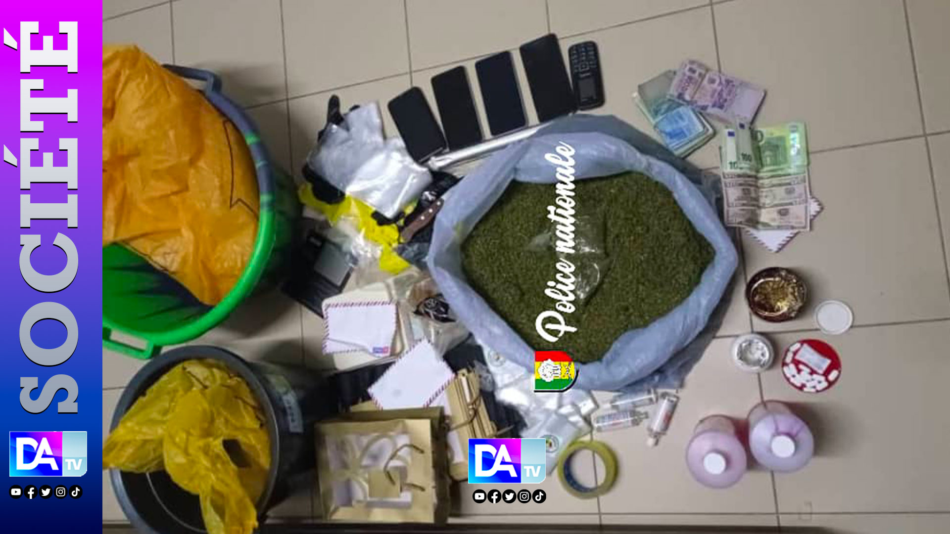 Zac Mbao : l’OCRTIS frappe un point de deal et saisit plus de 2,5 kg de kush