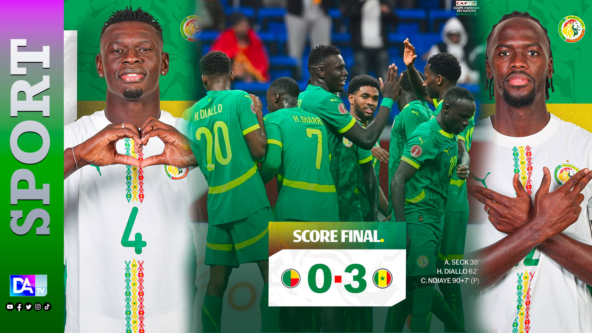 CAN 2025 – Groupe D : Le Sénégal s’offre la première place et évite les cadors comme l’Algérie et l’Egypte