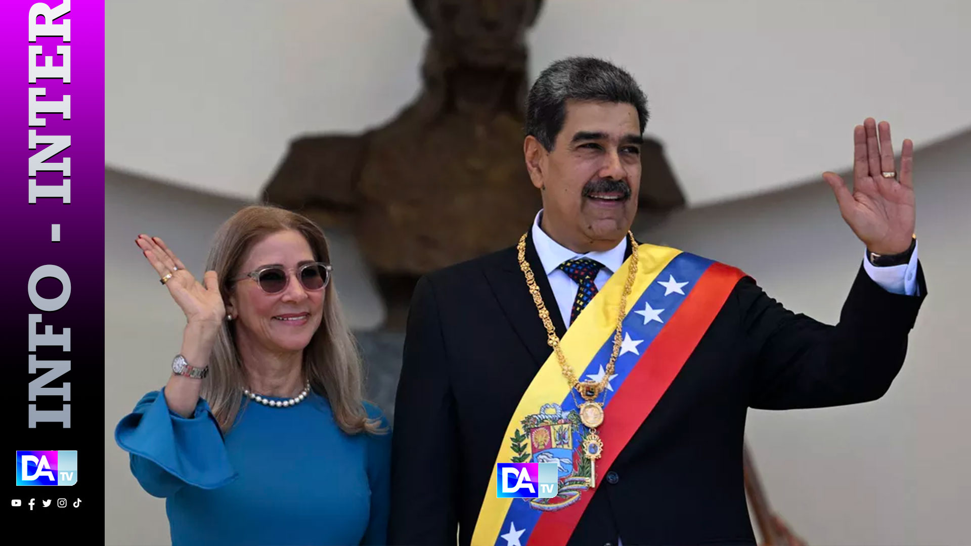 Justice : Nicolas Maduro et son épouse inculpés aux États-Unis pour narcoterrorisme