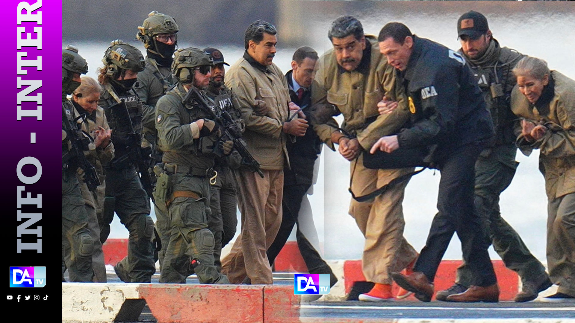 Maduro est arrivé au tribunal de New York pour sa première comparution après sa capture