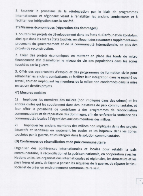 Conflit au Soudan : Le Premier ministre du Soudan, Dr Kamil-El-Tayeb Idriss, présente le plan de paix pour une sortie de crise