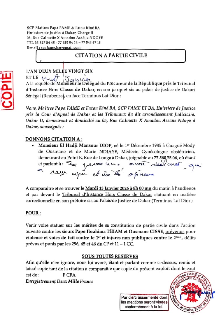 Justice : Le Directeur Général de la Santé cité dans une affaire de harcèlement