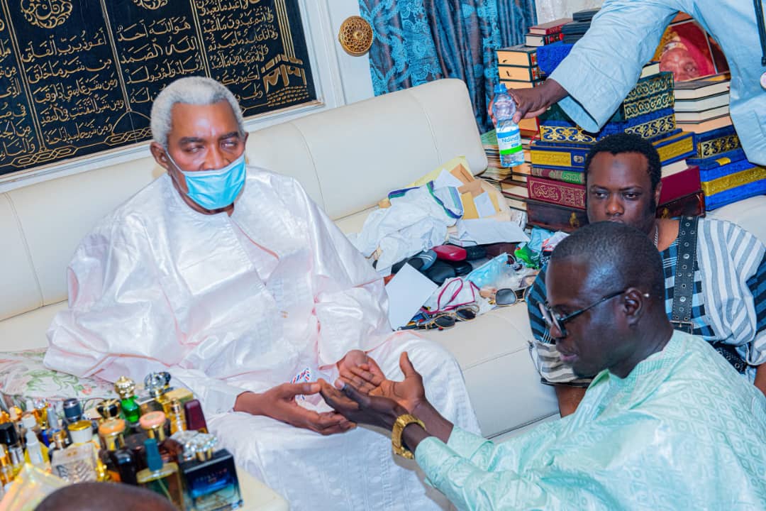 Touba - Magal Kazu Rajab : Ngouda Dieng effectue son ziar auprès des guides religieux