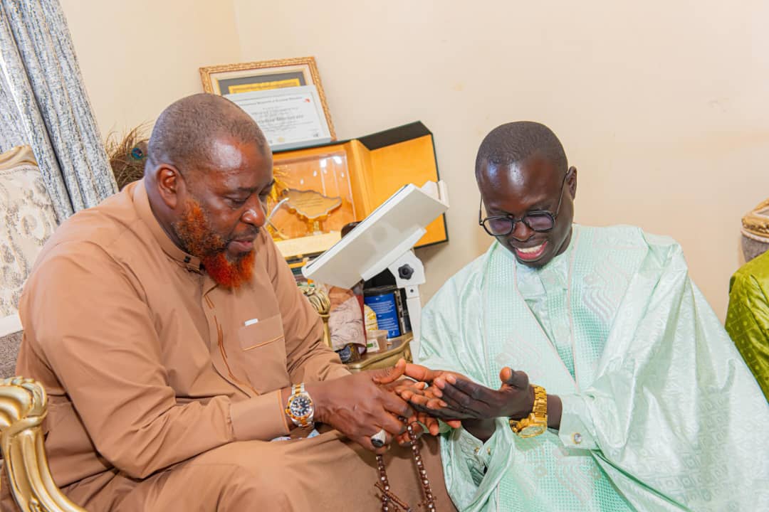 Touba - Magal Kazu Rajab : Ngouda Dieng effectue son ziar auprès des guides religieux