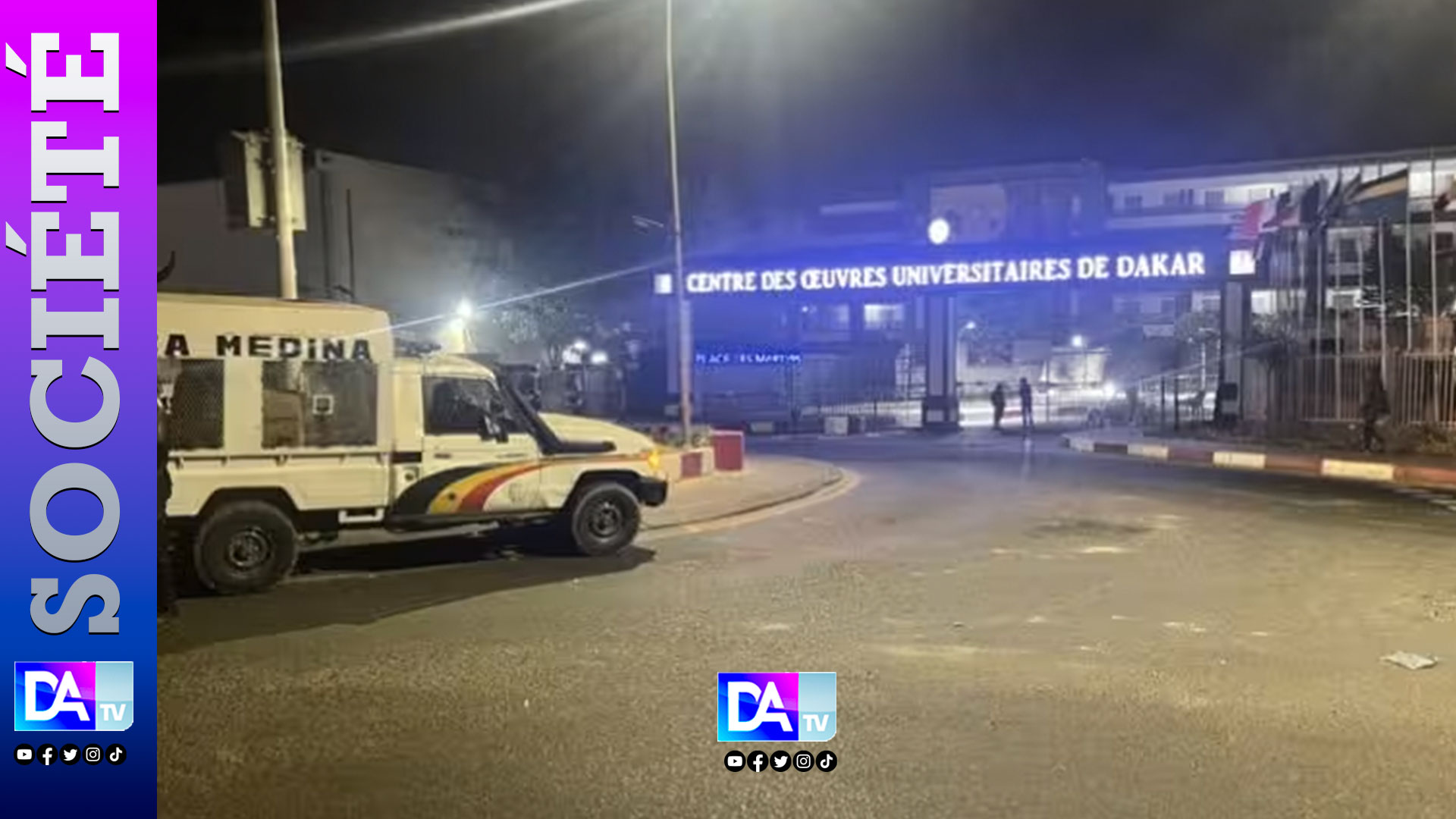 UCAD- Affrontements entre vigiles et « Kékendo »   : un étudiant blessé, des restaurants vandalisés, la tension à son comble… le chaos s’installe sur le campus