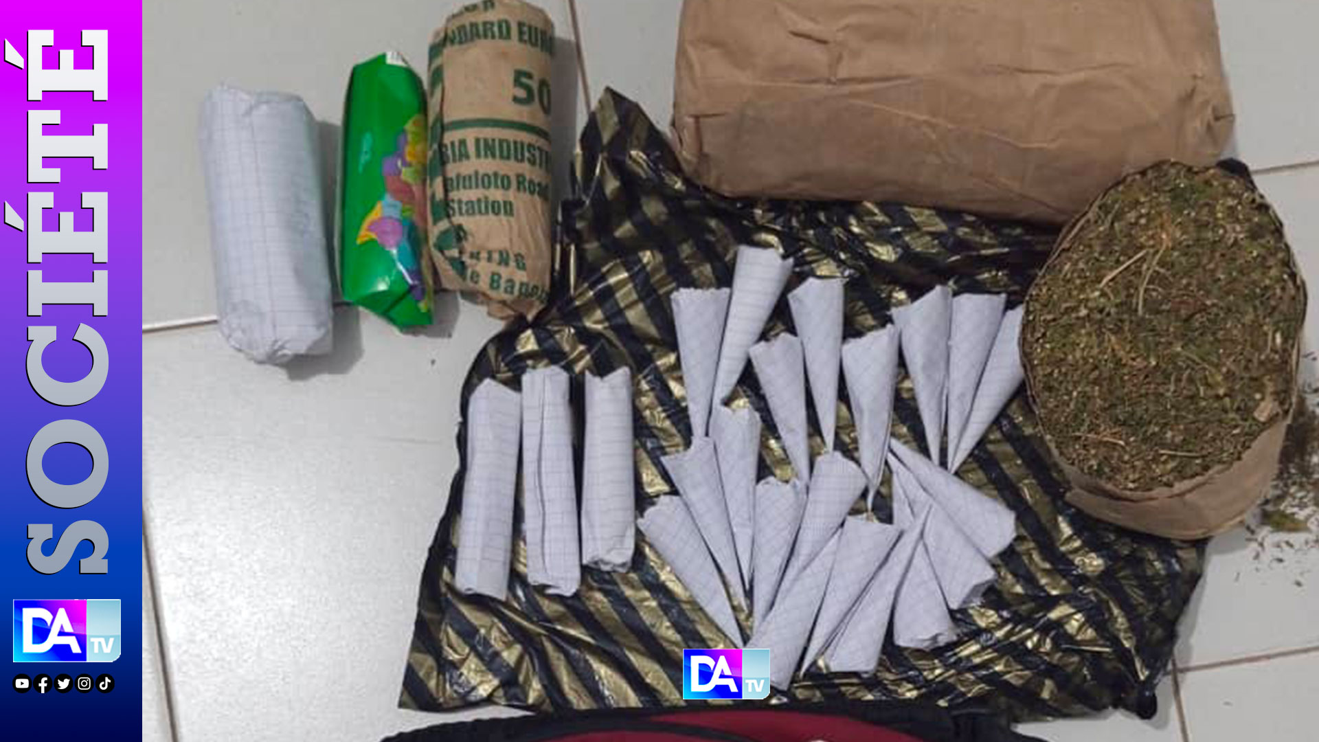 SÉDHIOU – Le potager de la surprise : un militaire découvre 45 sachets de chanvre dans son propre verger