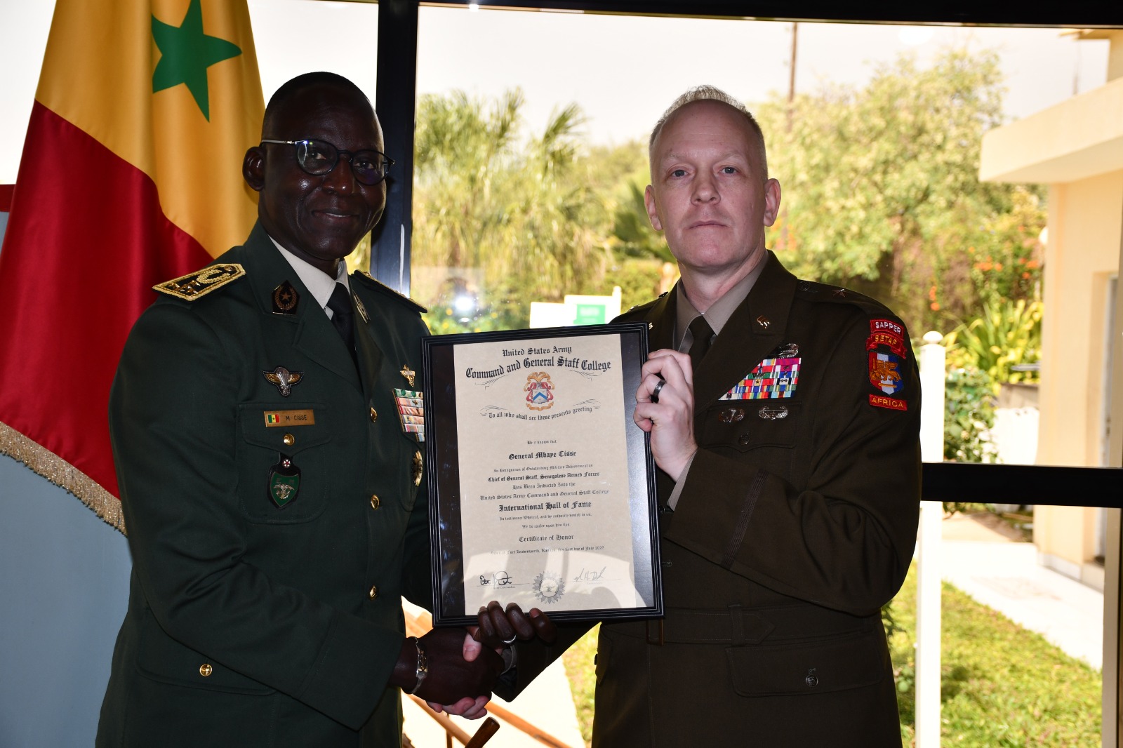 Armée : le Général Mbaye Cissé intronisé à l’International Hall of Fame de l’US Army