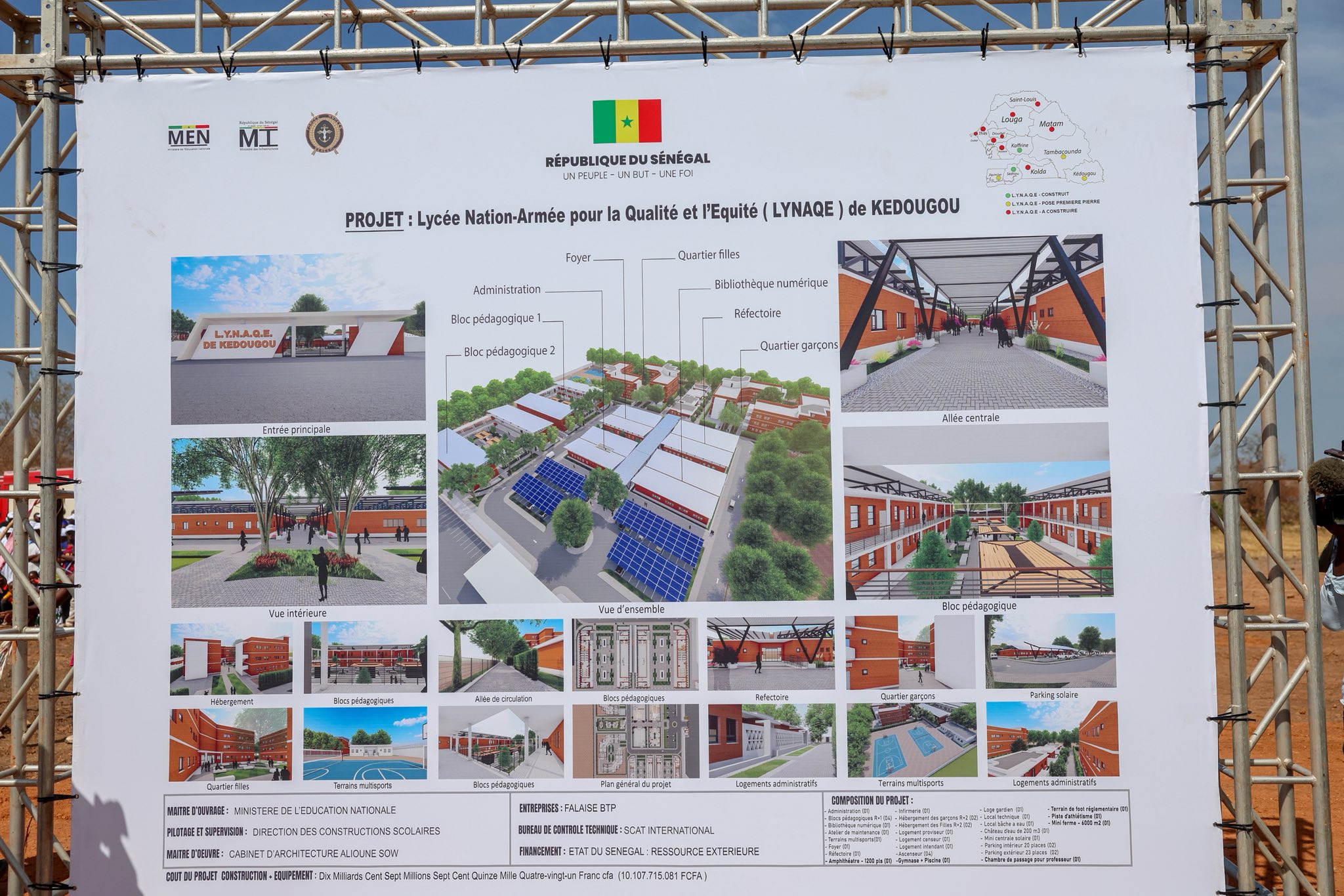 Tournée économique à Kédougou : le Pr Bassirou Diomaye Faye pose la première pierre du LYNAQE de Salémata