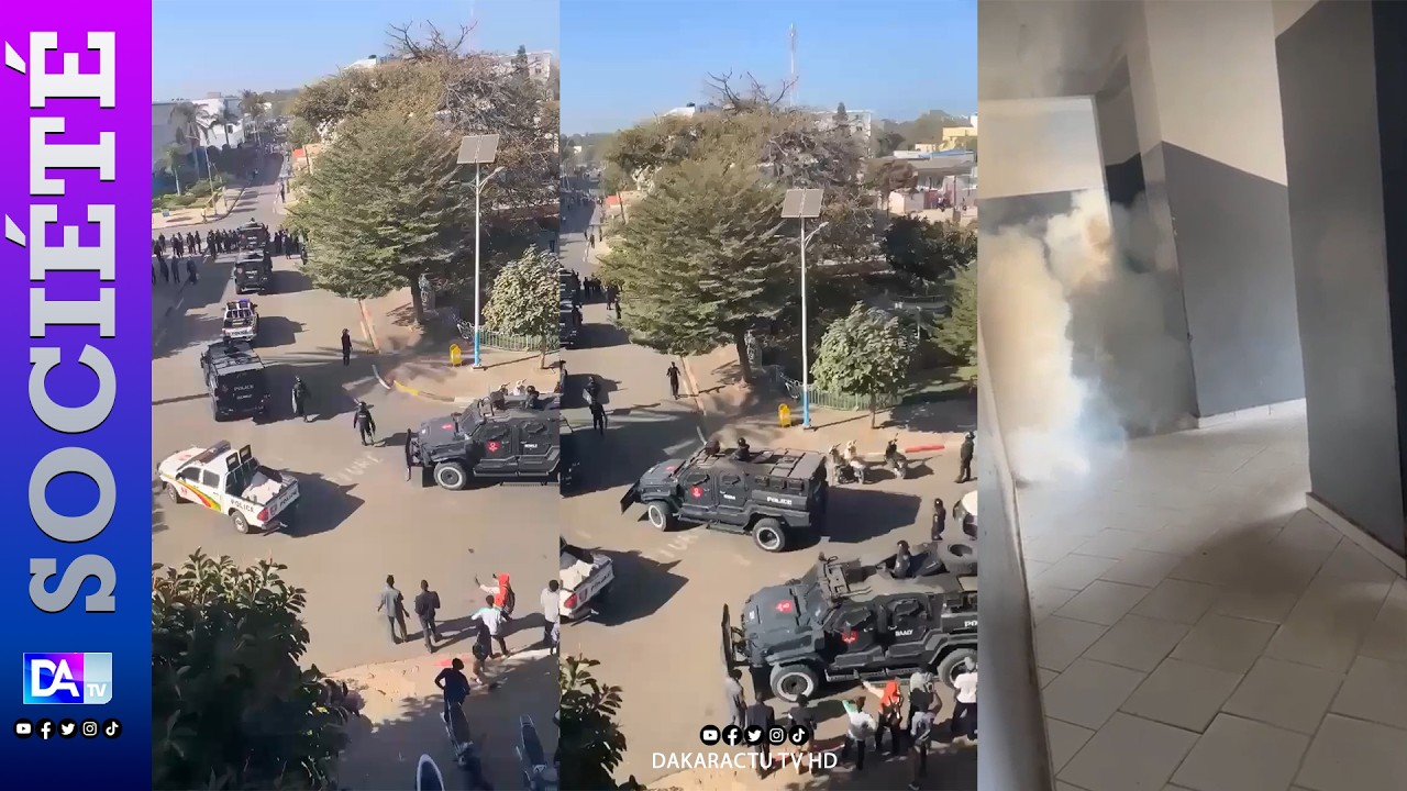 Tensions à l’UCAD : les Forces de défense et de sécurité de nouveau présentes sur le campus