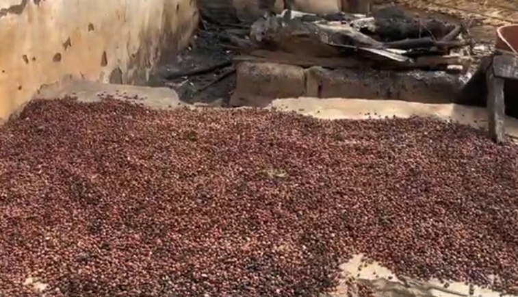 Missirah Wadène : Un incendie réduit en cendre 3 maisons et des stocks de vivres à Mbaye-Mbaye