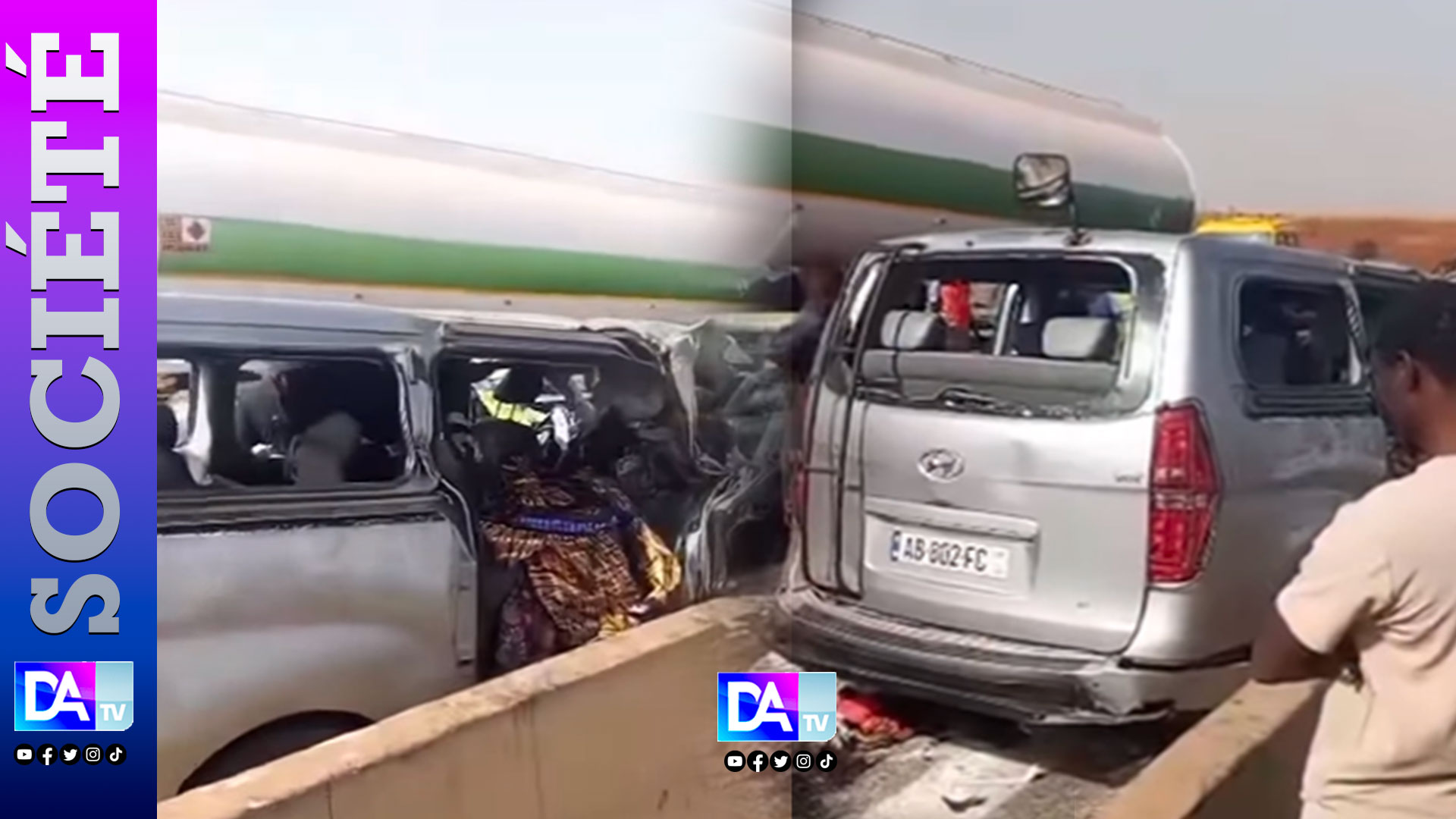 Autoroute à péage : deux morts et plusieurs blessés graves dans un accident impliquant un “Cheikhou Chérif” sur l'axe Dakar-Thiés