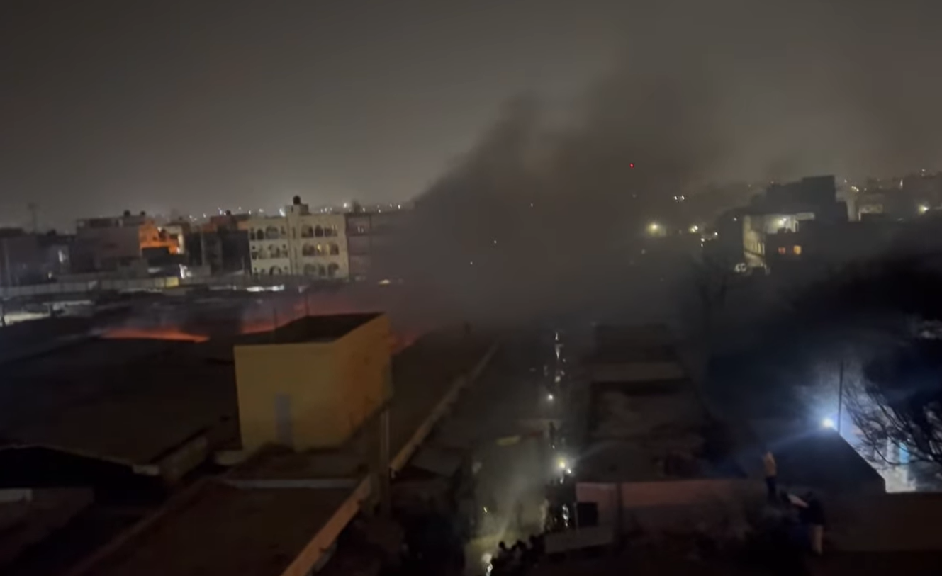 Incendie au marché Sam de Guédiawaye : plusieurs cantines réduites en cendres