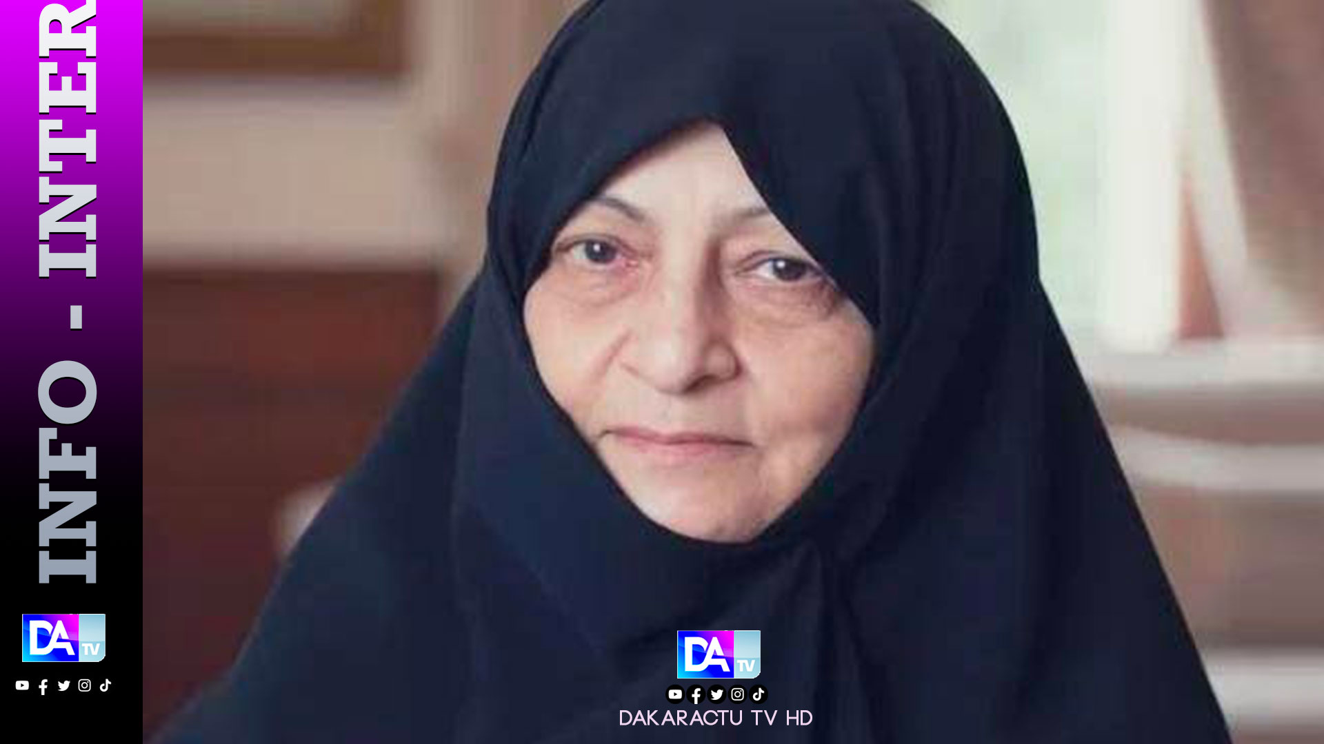 Décès de Mansoureh Khojaste Bagherzadeh, épouse de l’Ayatollah Khamenei