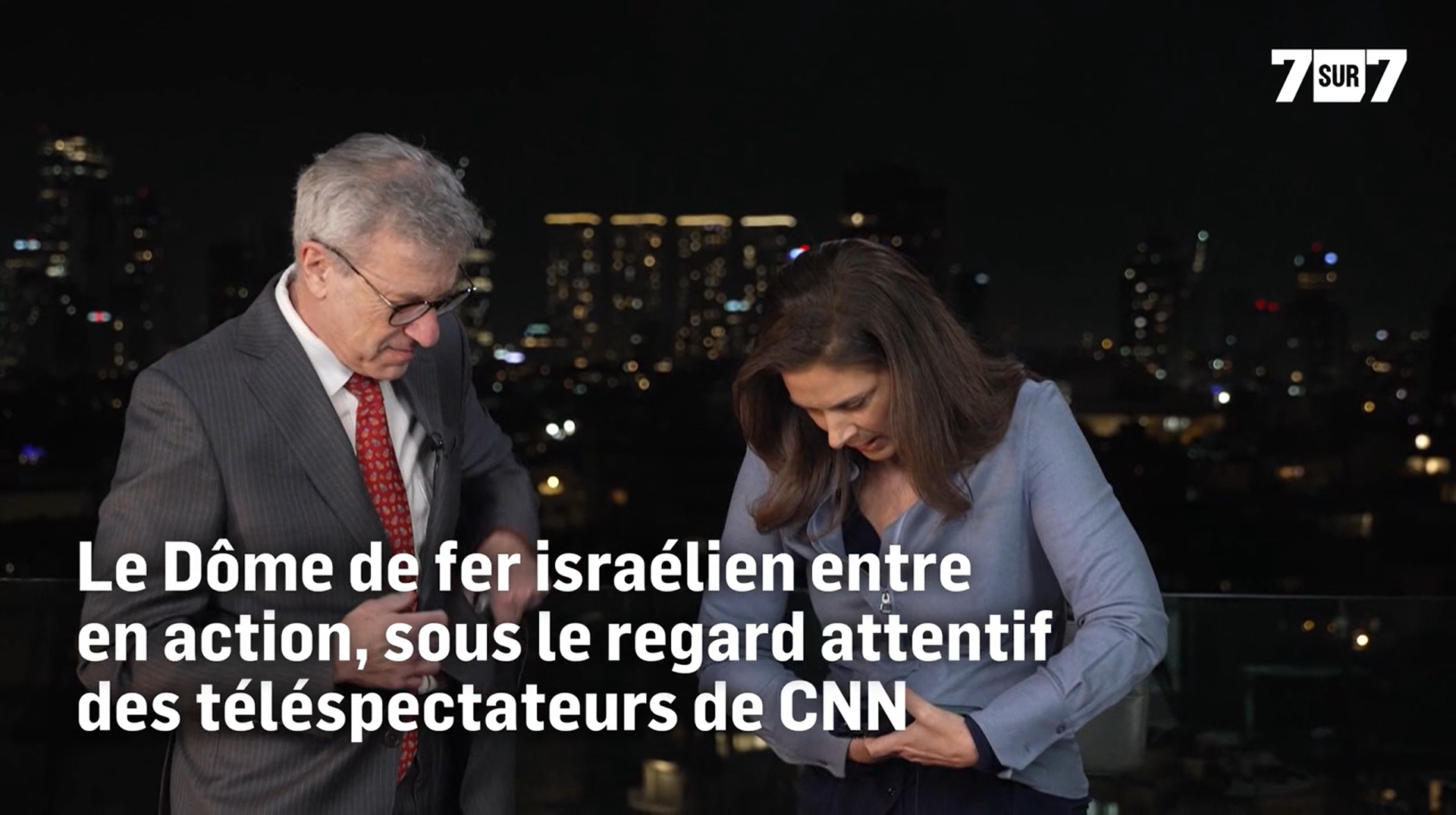 Des journalistes CNN contraints de s’abriter en plein direct face à des tirs de missiles