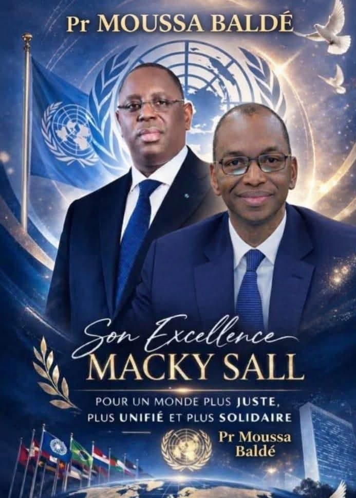 ‎SG de l'ONU : Moussa Baldé (PCD/Kolda) soutient la candidature de Macky Sall...