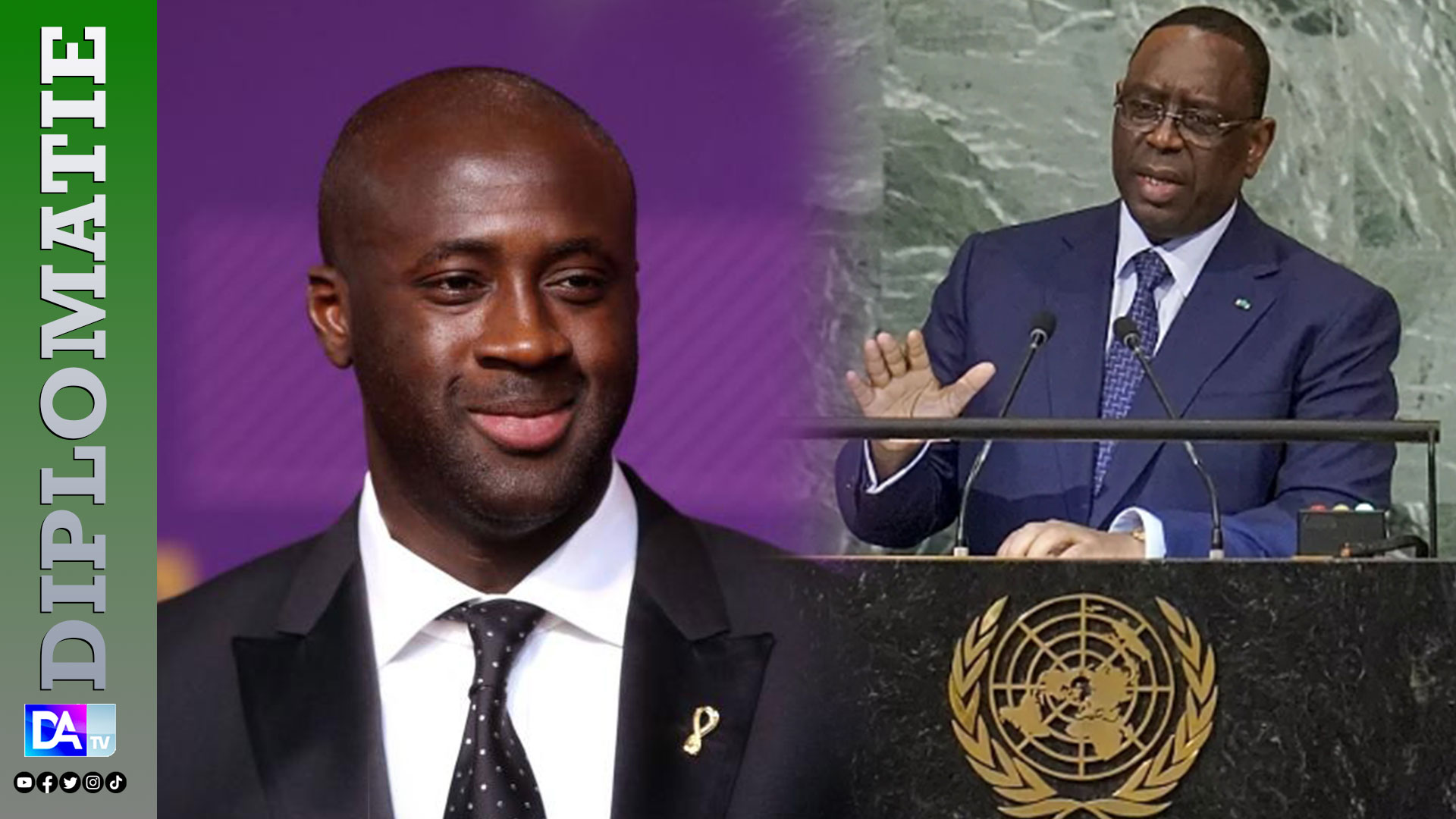 Yaya Touré apporte son soutien à la candidature de Macky Sall au poste de Secrétaire général de l’ONU