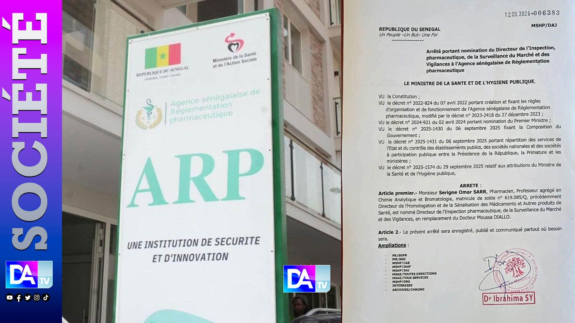 ARP: Le SAMES et le SUTSAS contestent des nominations litigieuses et accusent le ministère de tutelle