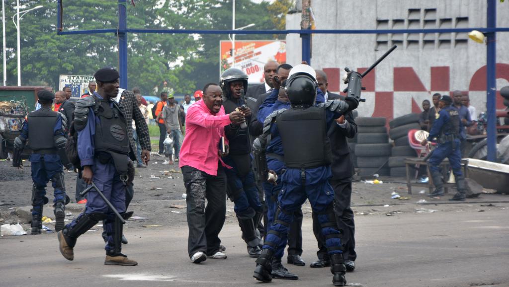 RD Congo : la police disperse des manifestants anti-Kabila à Kinshasa