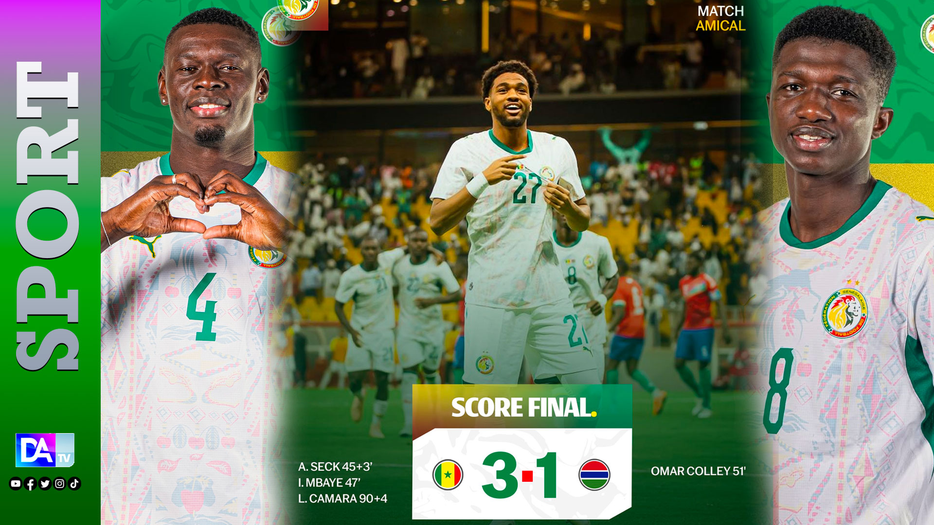 10 matchs sans défaite : le Sénégal arrache encore la victoire face à la Gambie