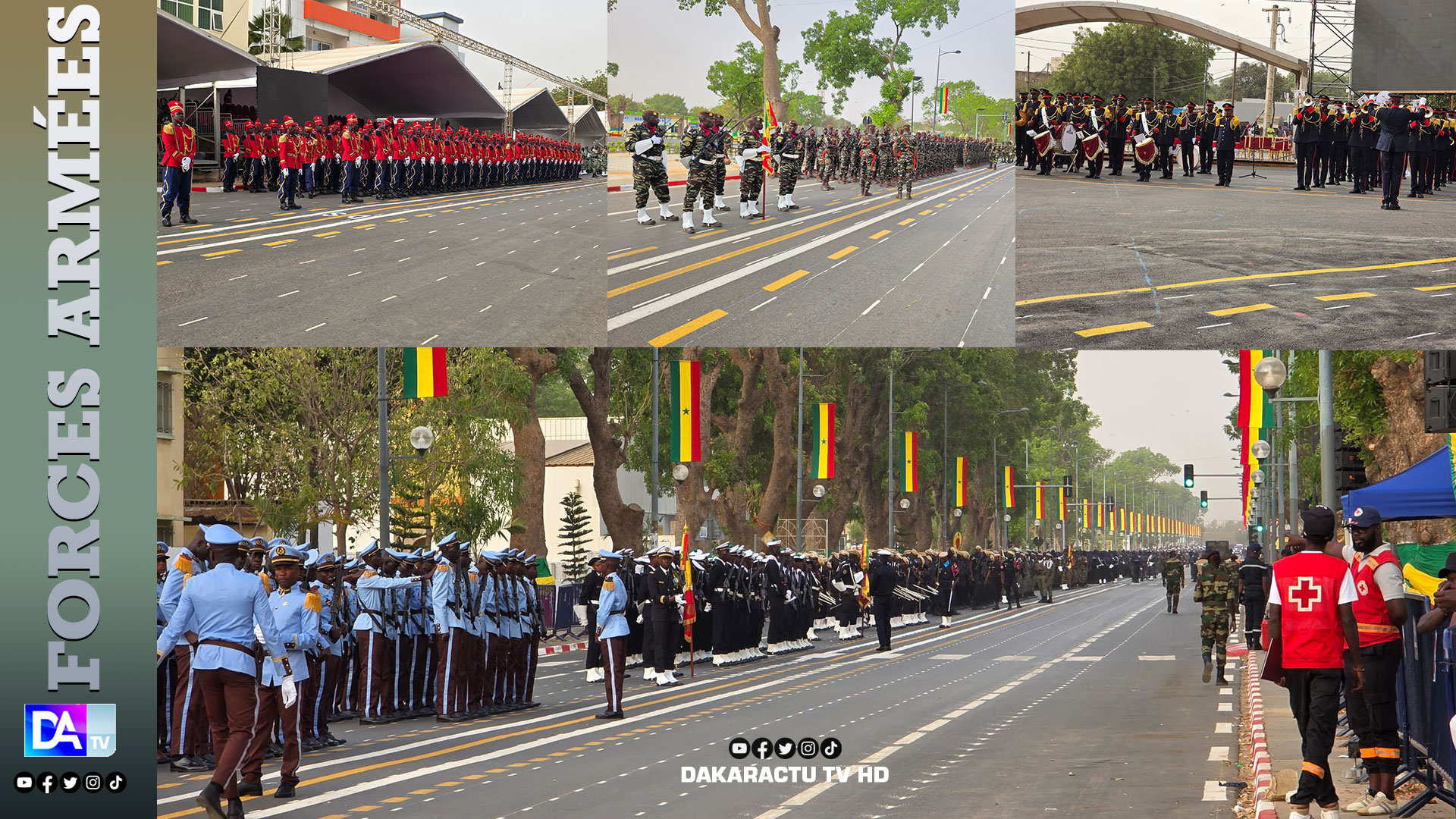 Thiès: les images de la répétition générale du défilé du 04 avril 2026