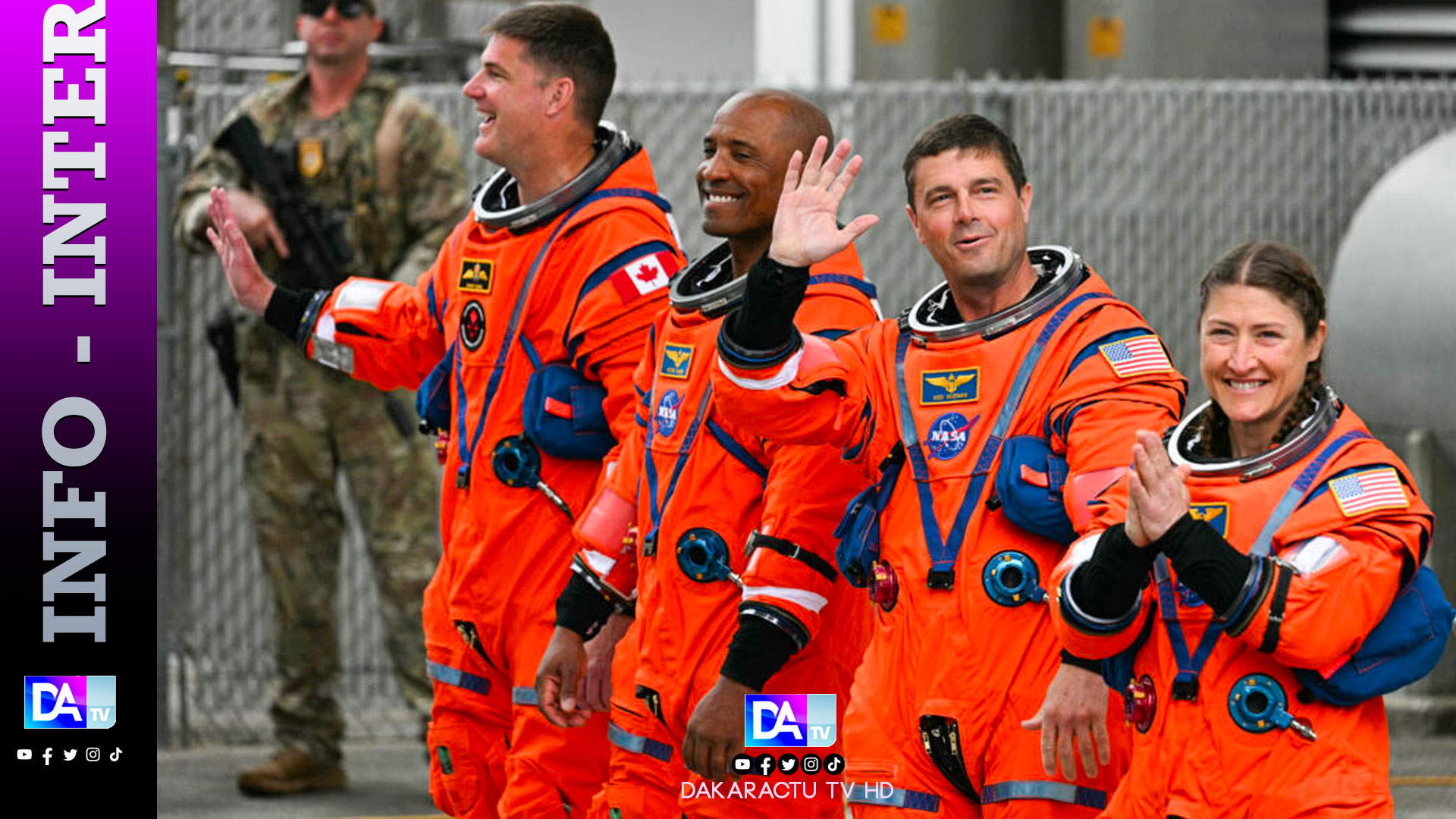 Quatre astronautes sont partis vers la Lune pour la première fois depuis un demi-siècle