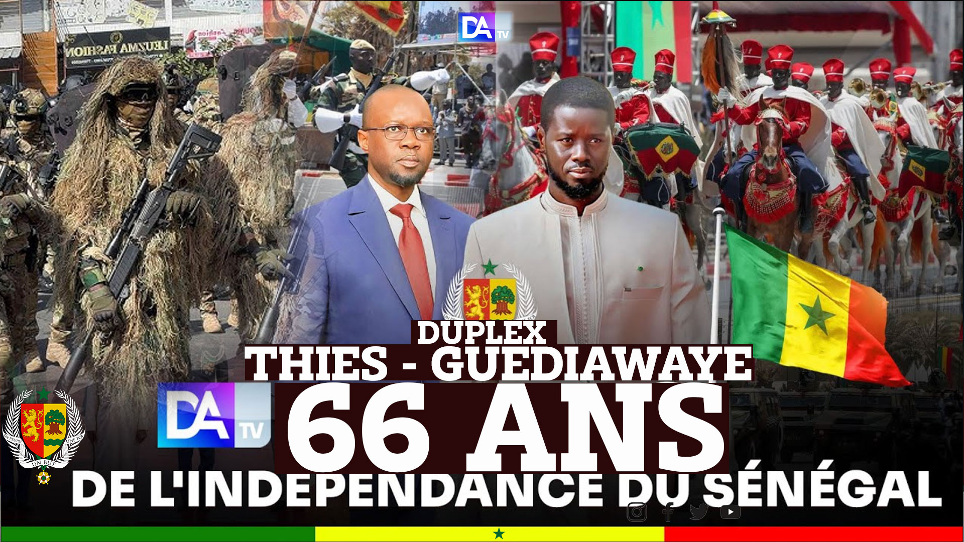 [?DIRECT-DUPLEX ]Fête de l'indépendance- 4 Avril 2026 : Le défilé civilo-militaire à THIES et DAKAR