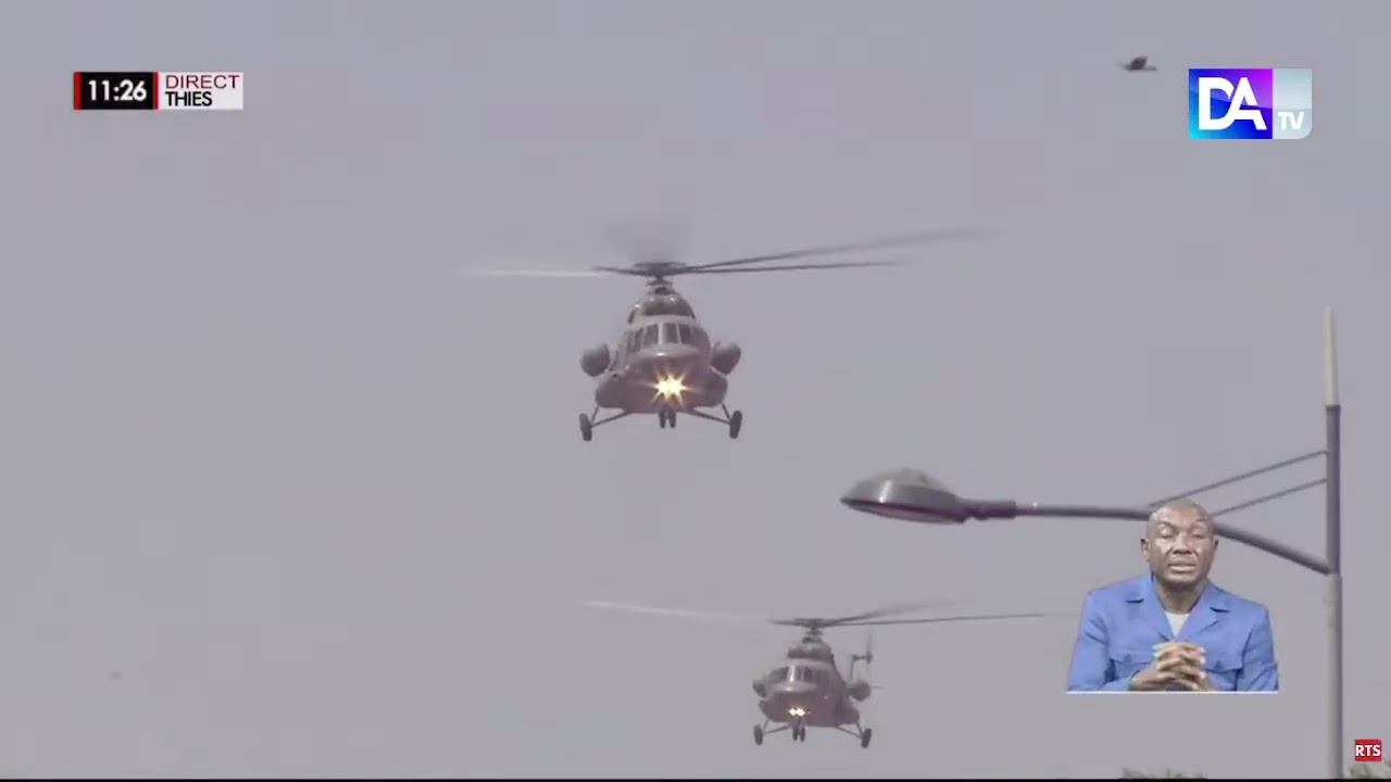 Défilé aérien : des avions et des hélicoptères déployés à Thiès