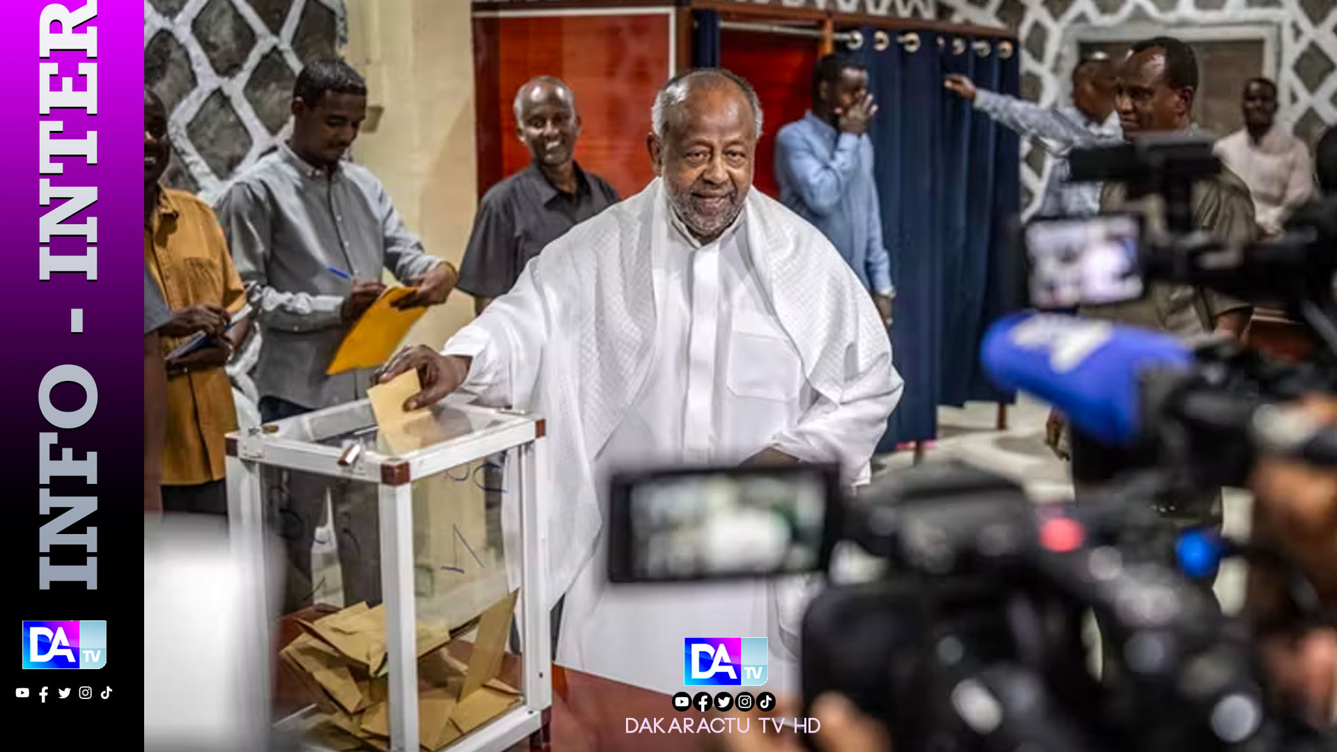 Djibouti : Ismaïl Omar Guelleh réélu en sixième mandat avec 97,81% des voix