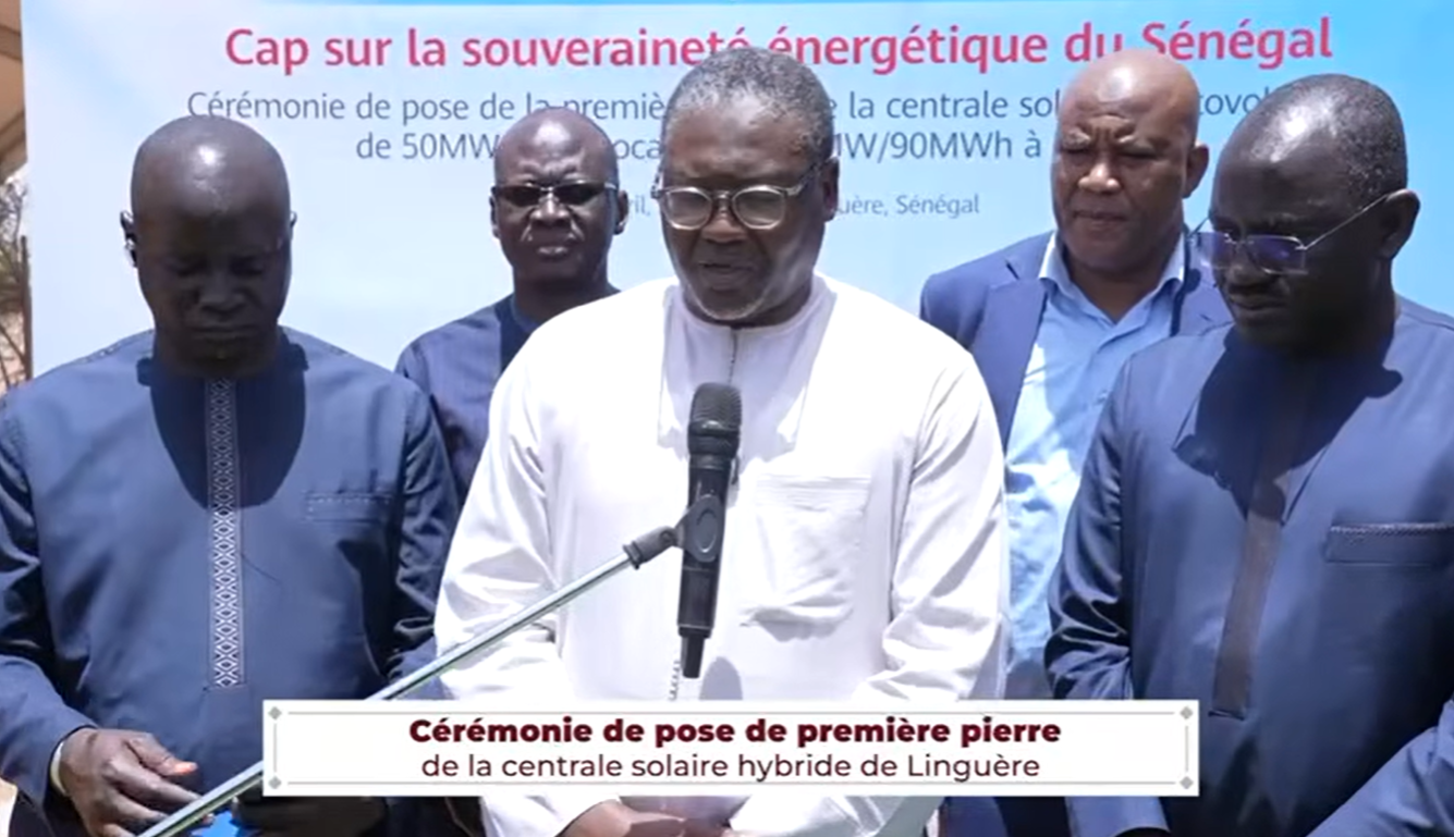 Partenariat Senelec-Huawei: Pose de la Première pierre de la Centrale Solaire Hybride de Linguère