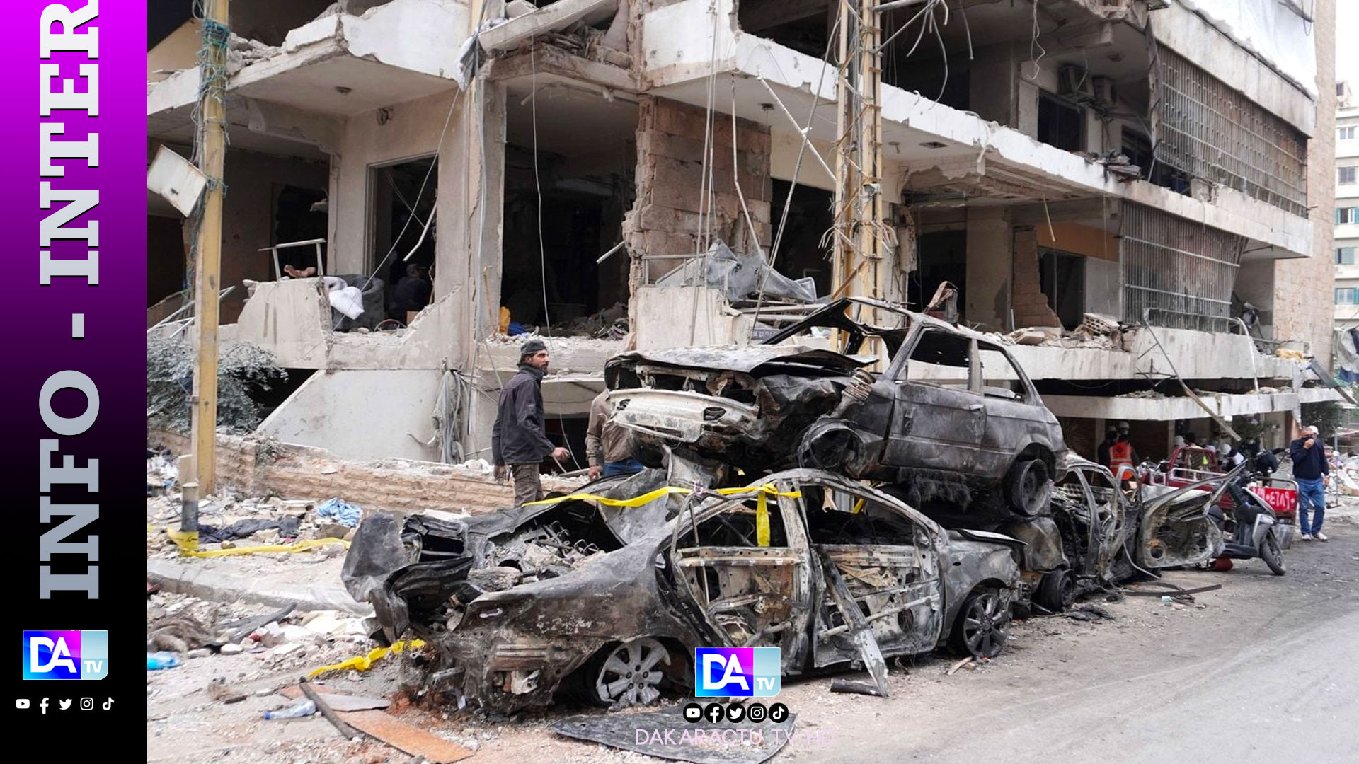 Liban: huit morts dans des frappes israéliennes dans le sud du pays (ministère)