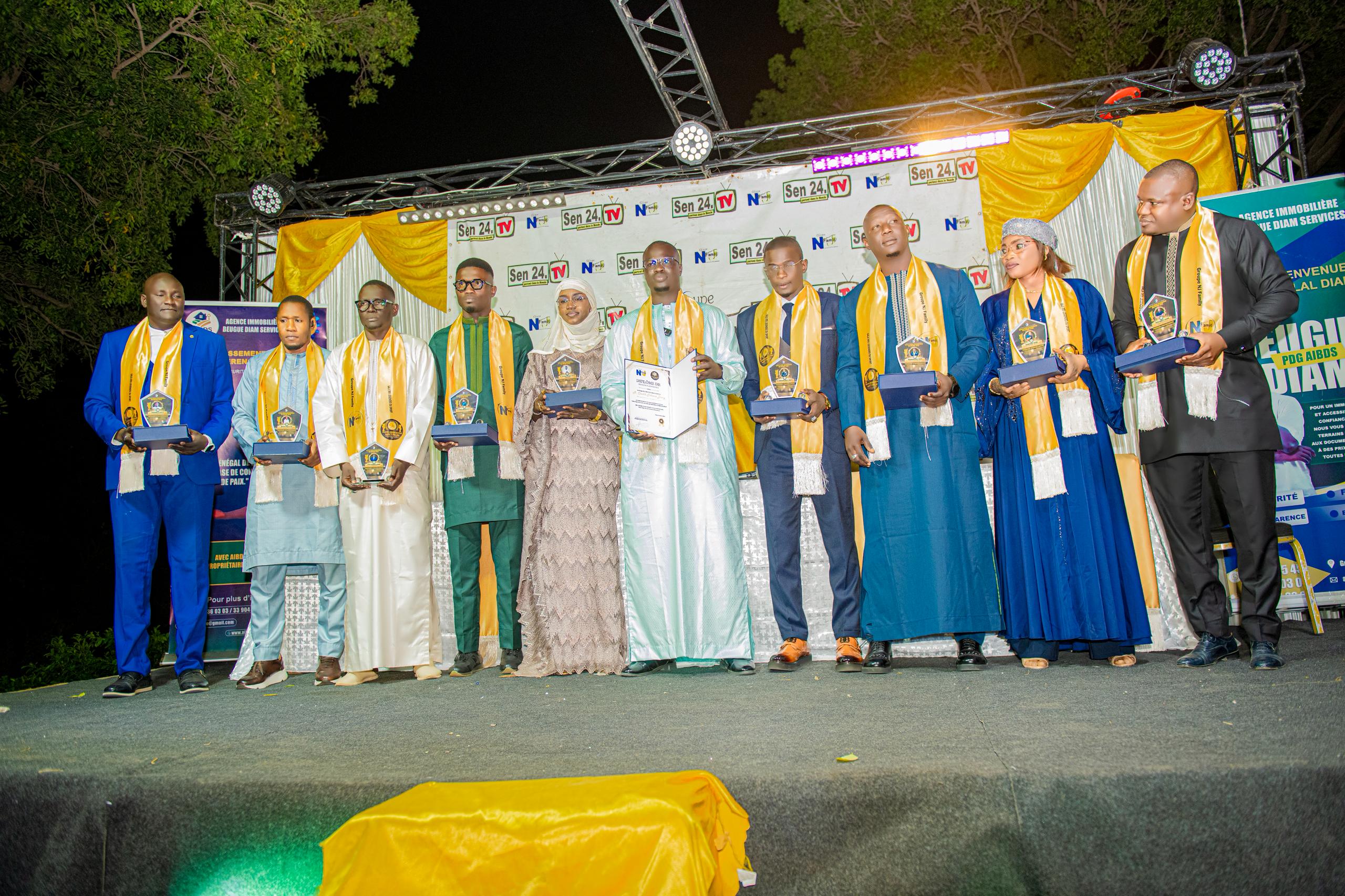 Thiès: Cheikh Tidiane Dieng parraine le Gala des Légendes du Sport et s'adjuge le  titre de Meilleur Jeune Entrepreneur de Thiès.