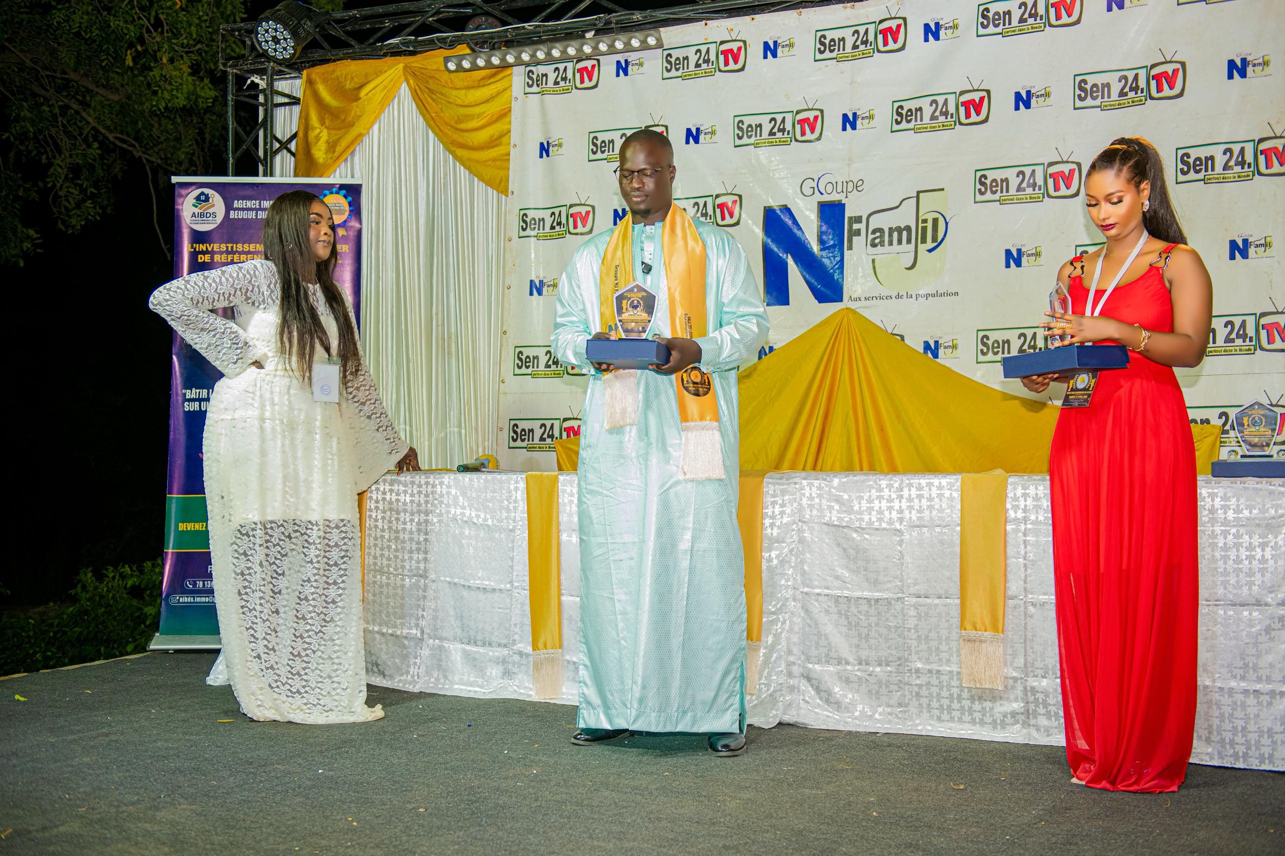 Thiès: Cheikh Tidiane Dieng parraine le Gala des Légendes du Sport et s'adjuge le  titre de Meilleur Jeune Entrepreneur de Thiès.