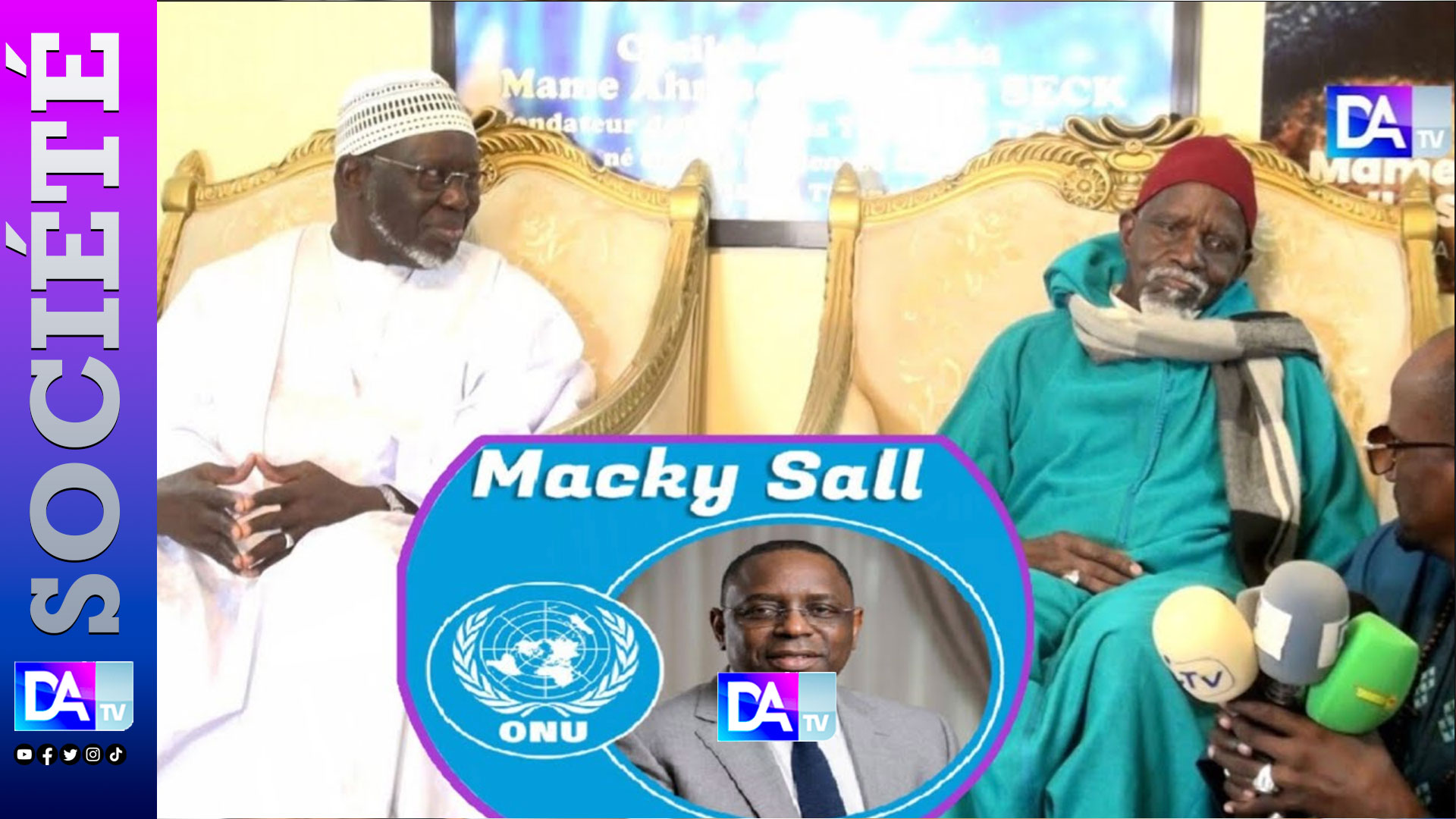 Thiénaba / Soutien à la candidature de Macky Sall à l'ONU : 