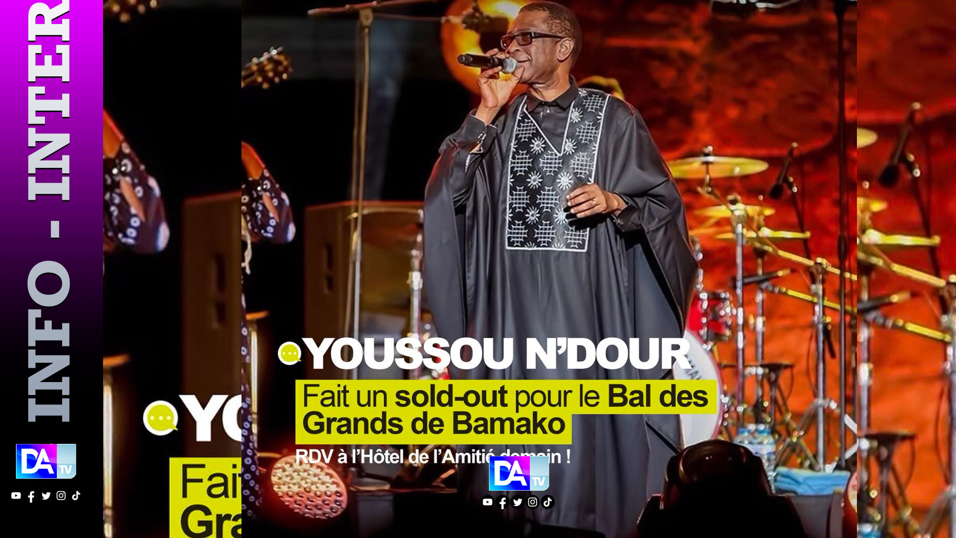 Attaques rebelles au Mali : le concert de Youssou Ndour menacé à Bamako