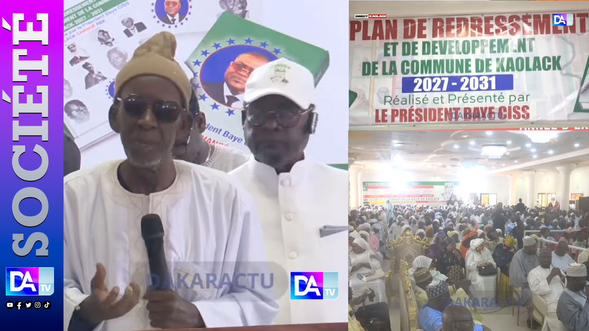 Plan de redressement et de développement de la commune Kaolack: Le Khalife général de Médina Baye bénit le projet de Baye Ciss