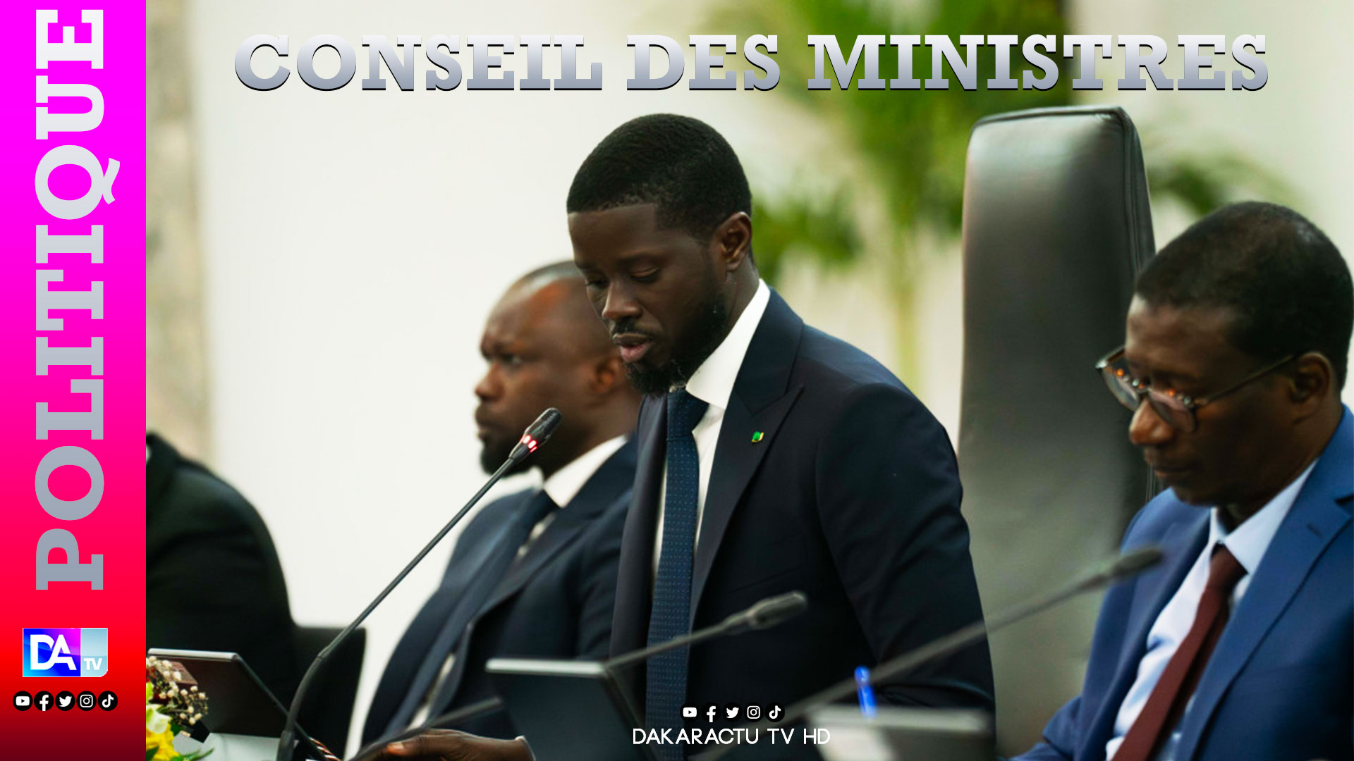 Communique du conseil des ministres du Mercredi 29 Avril 2026