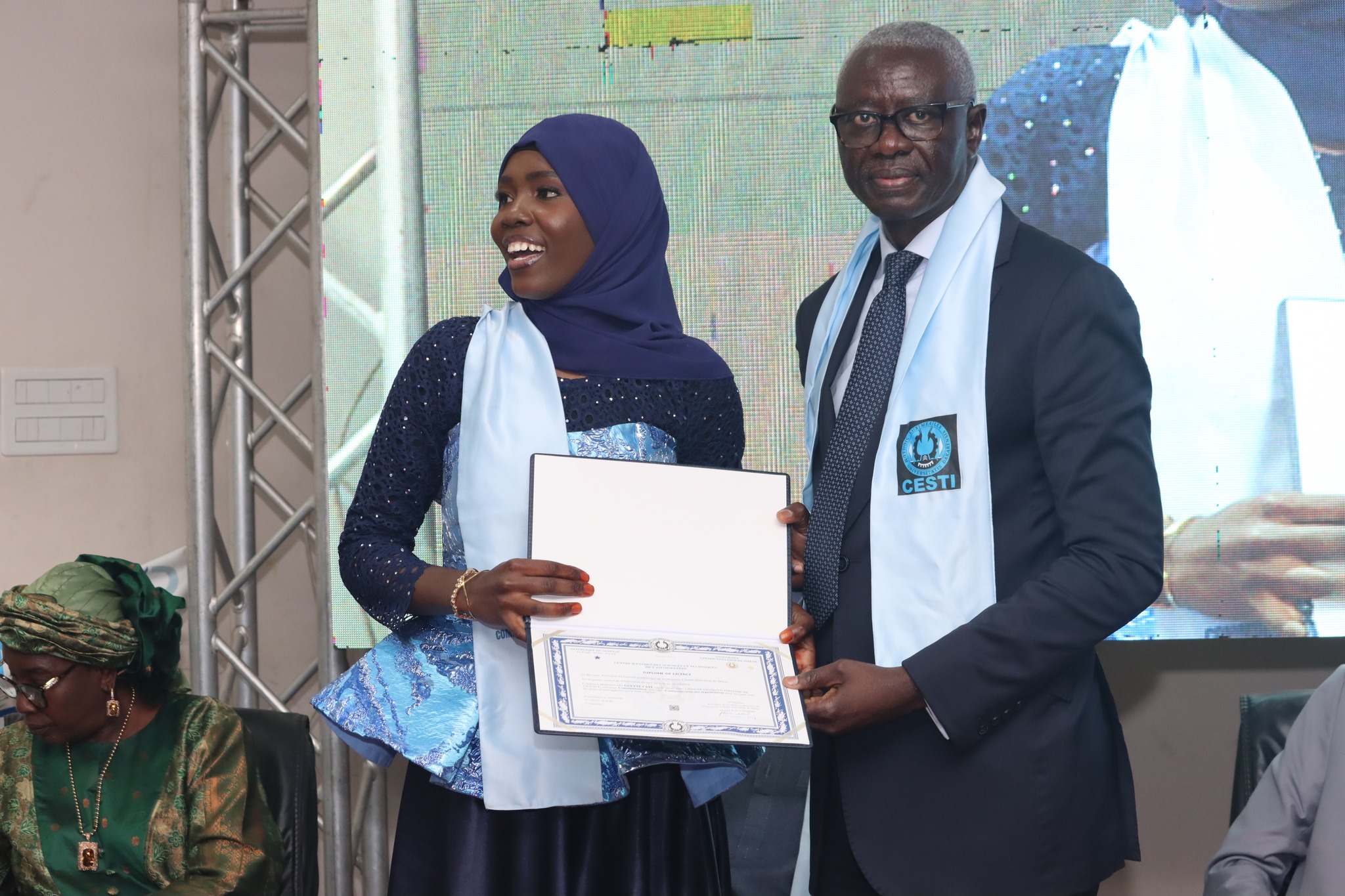 CESTI : la première promotion Communication et Production audiovisuelle célébrée sous le parrainage de Malick Magueye Diaw